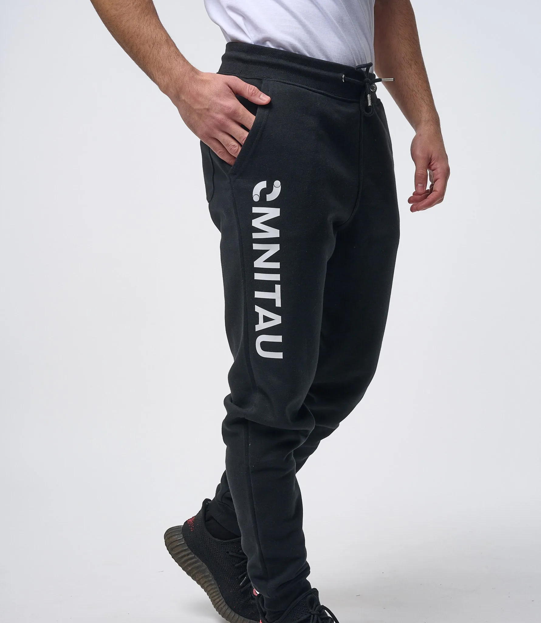 Omnitau Men's Prime Organic Cotton Sweatpant Joggers - Black