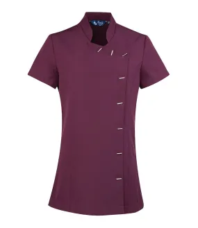 'Orchid' Beauty & Spa Tunic Asymmetric | AUBERGINE