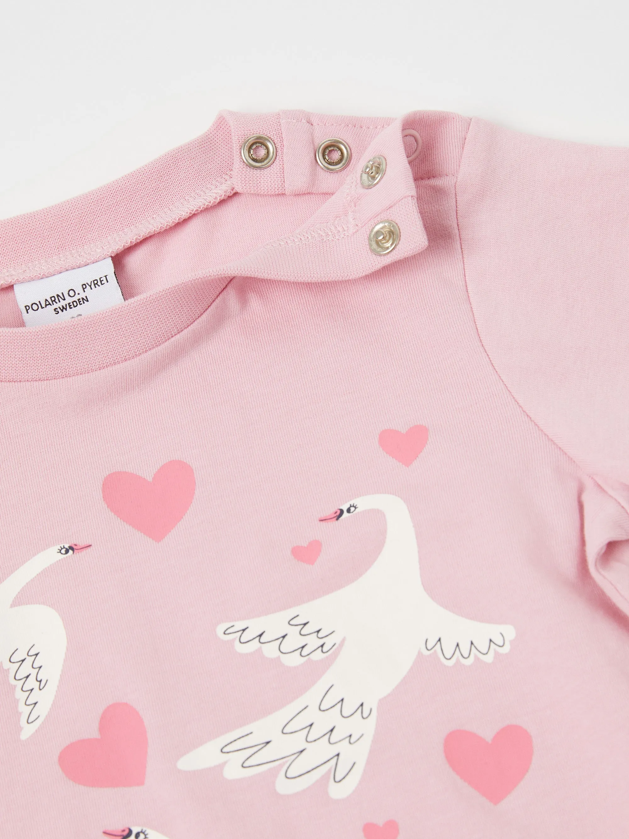 Organic Cotton Kids Bird Print T-Shirt