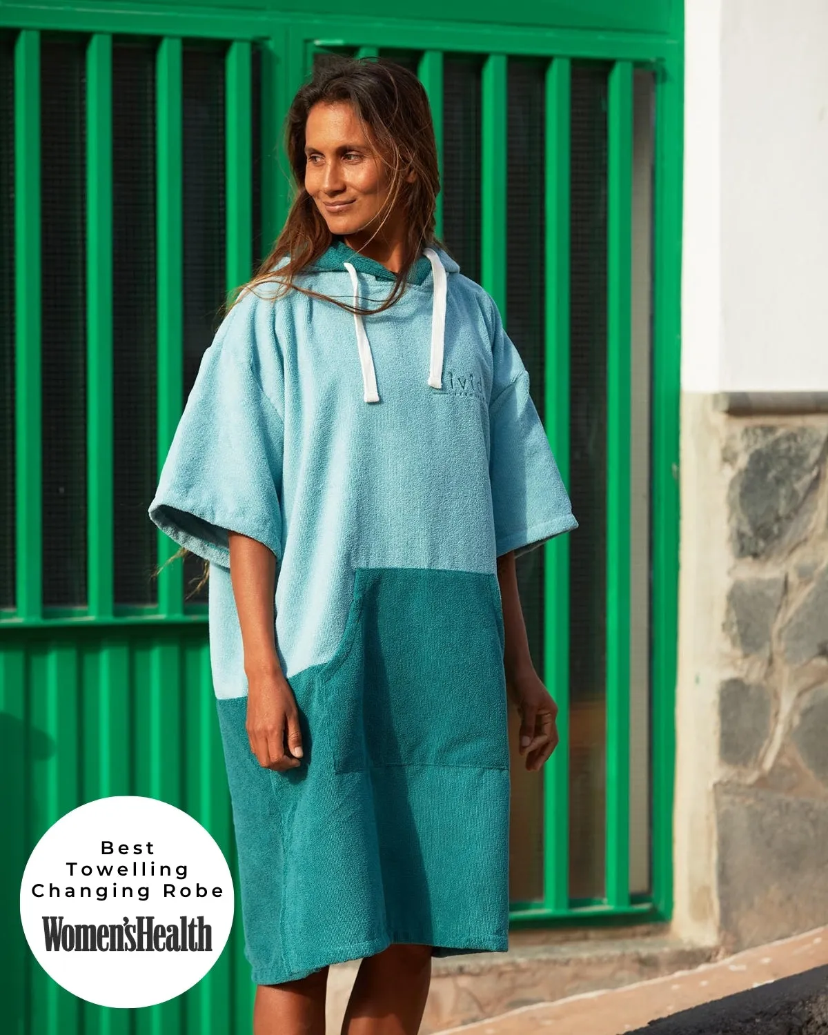 Original Poncho Towel Changing Robe - Turquoise Teal / Pacific Teal