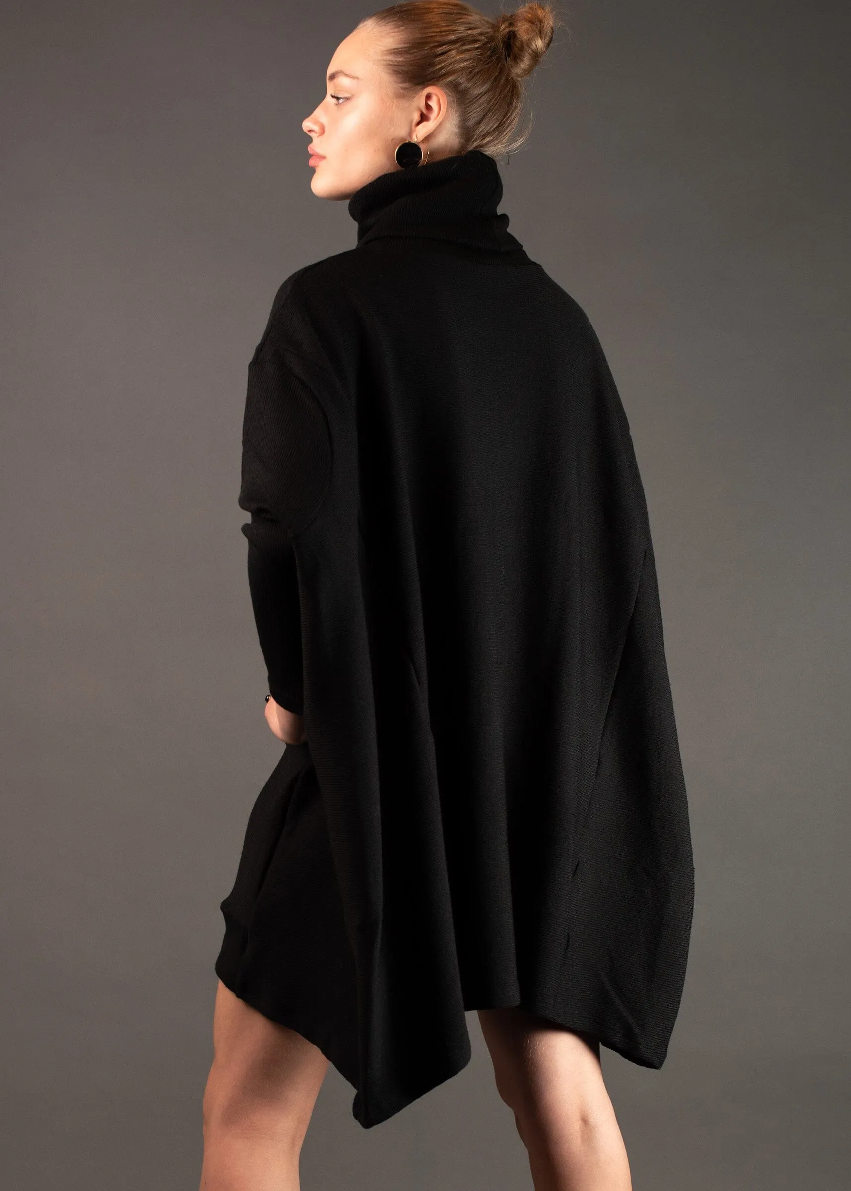 Oversized Turtleneck Tunic