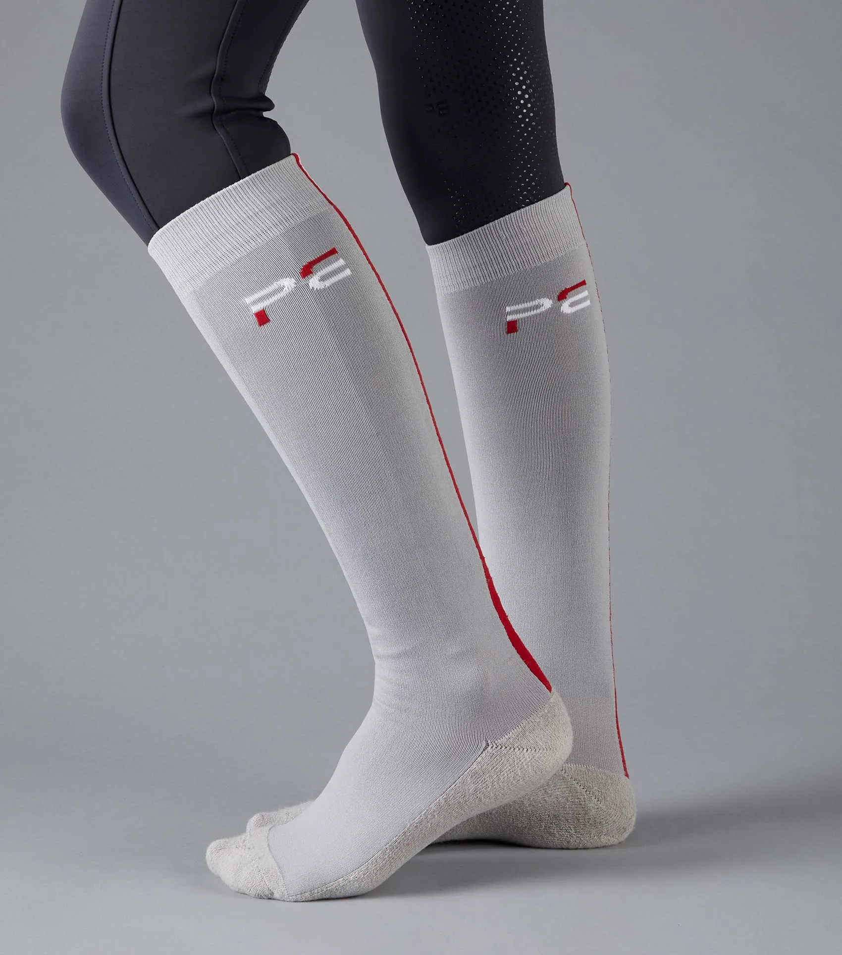 PE Sports Highlight Riding Socks (1 Pair) Grey