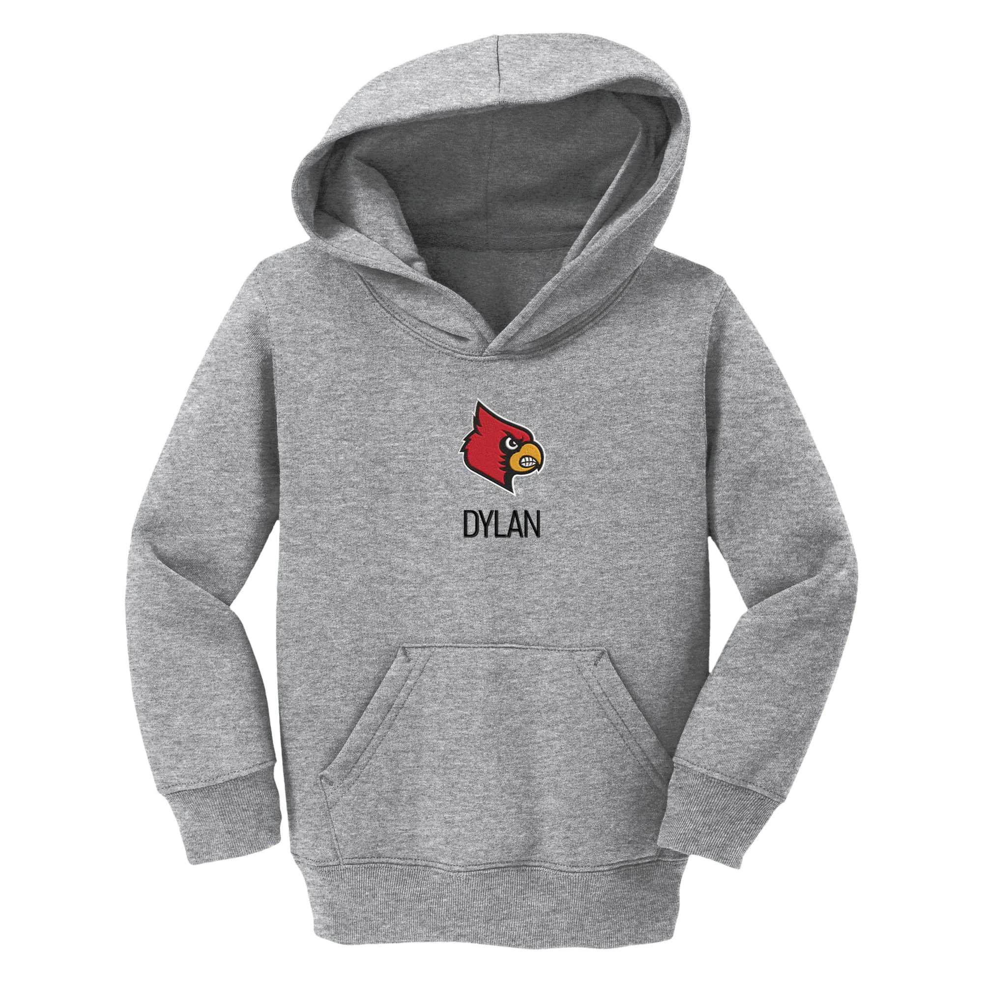 Personalized Louisville Cardinals Toddler Pullover Sweatshirt