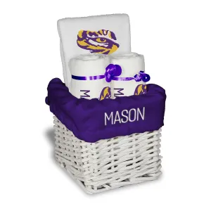 Personalized LSU Tigers Eye Small Basket - 4 Items