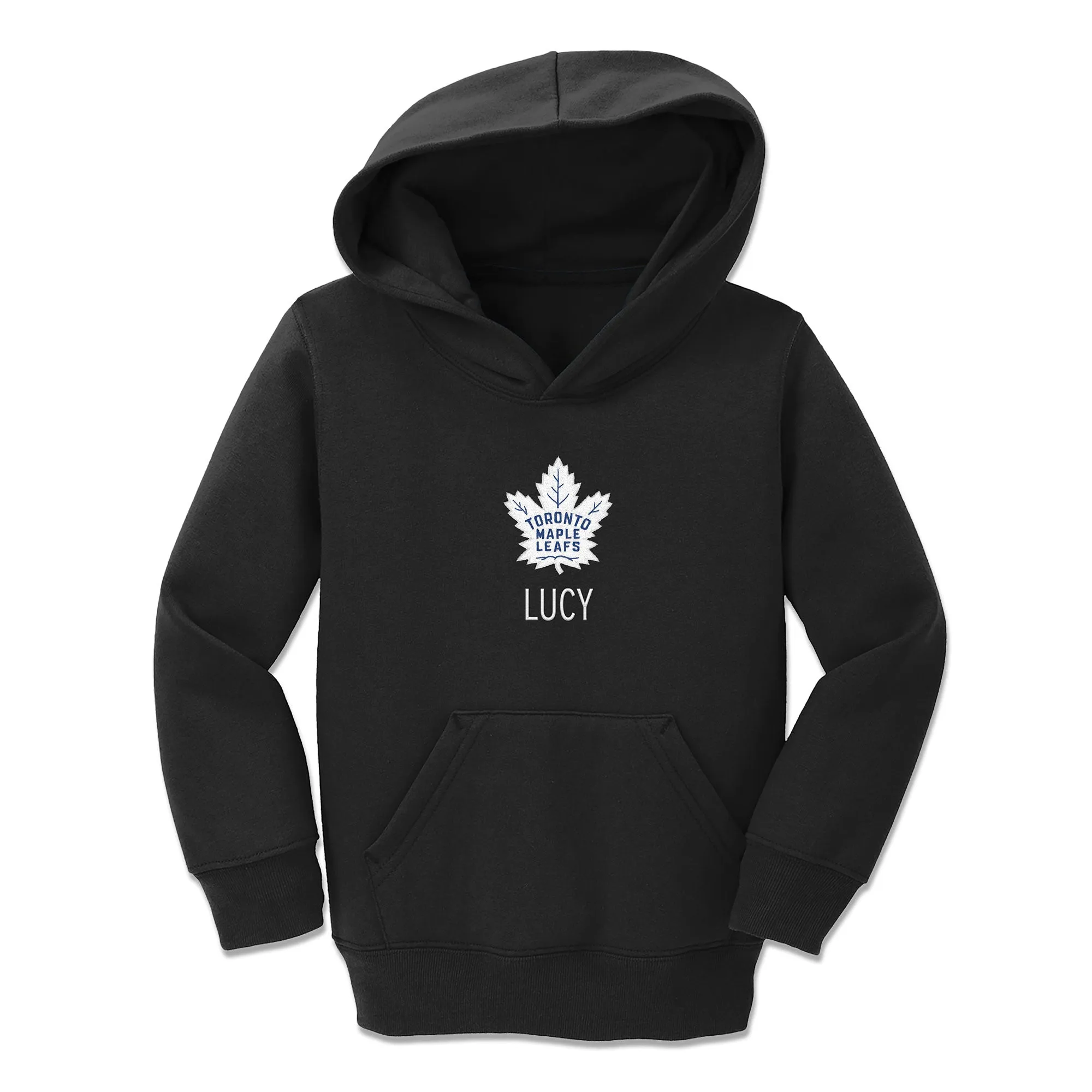 Personalized Toronto Maple Leafs Toddler Pullover Hooded Sweatshirt