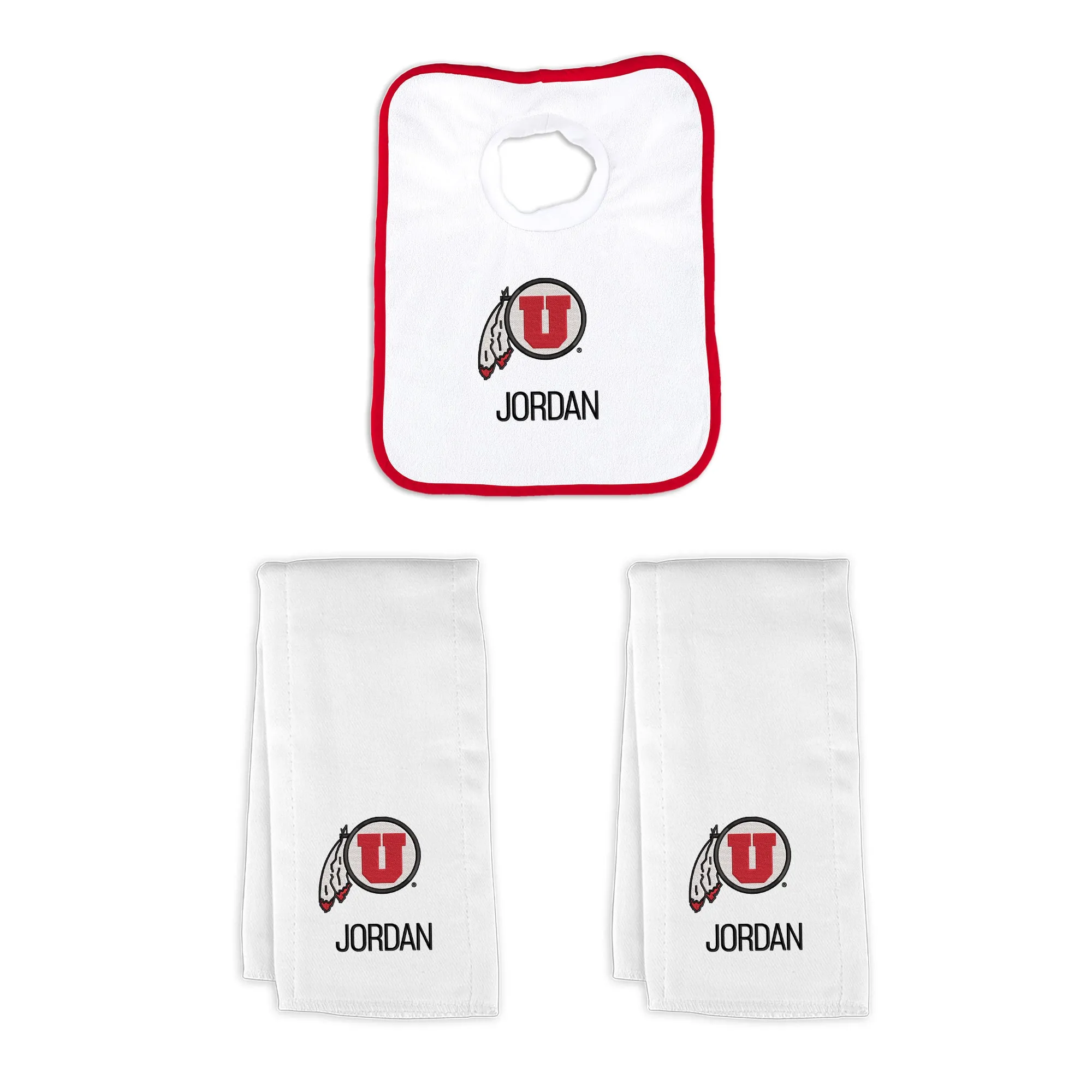 Personalized Utah Utes Small Basket - 4 Items