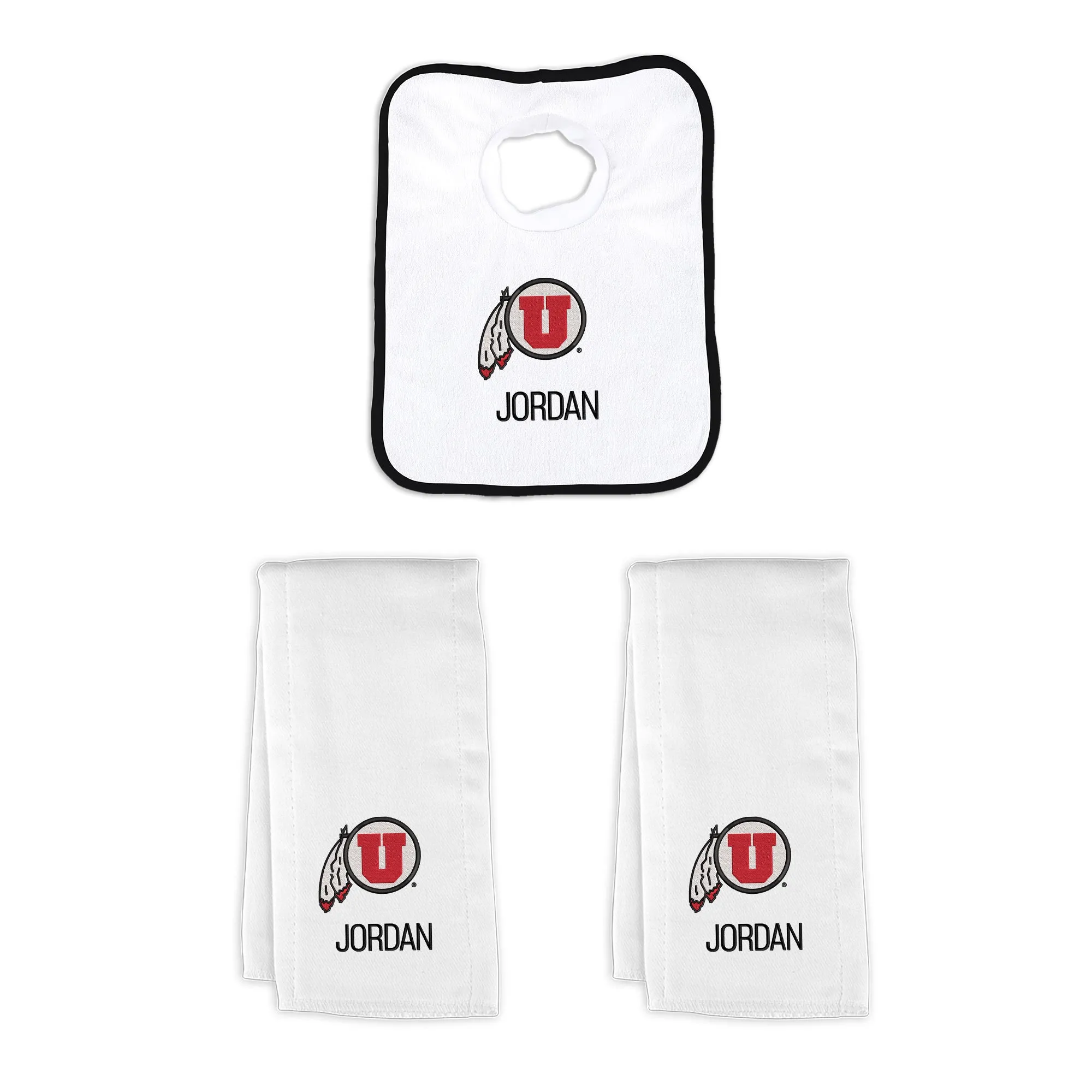 Personalized Utah Utes Small Basket - 4 Items