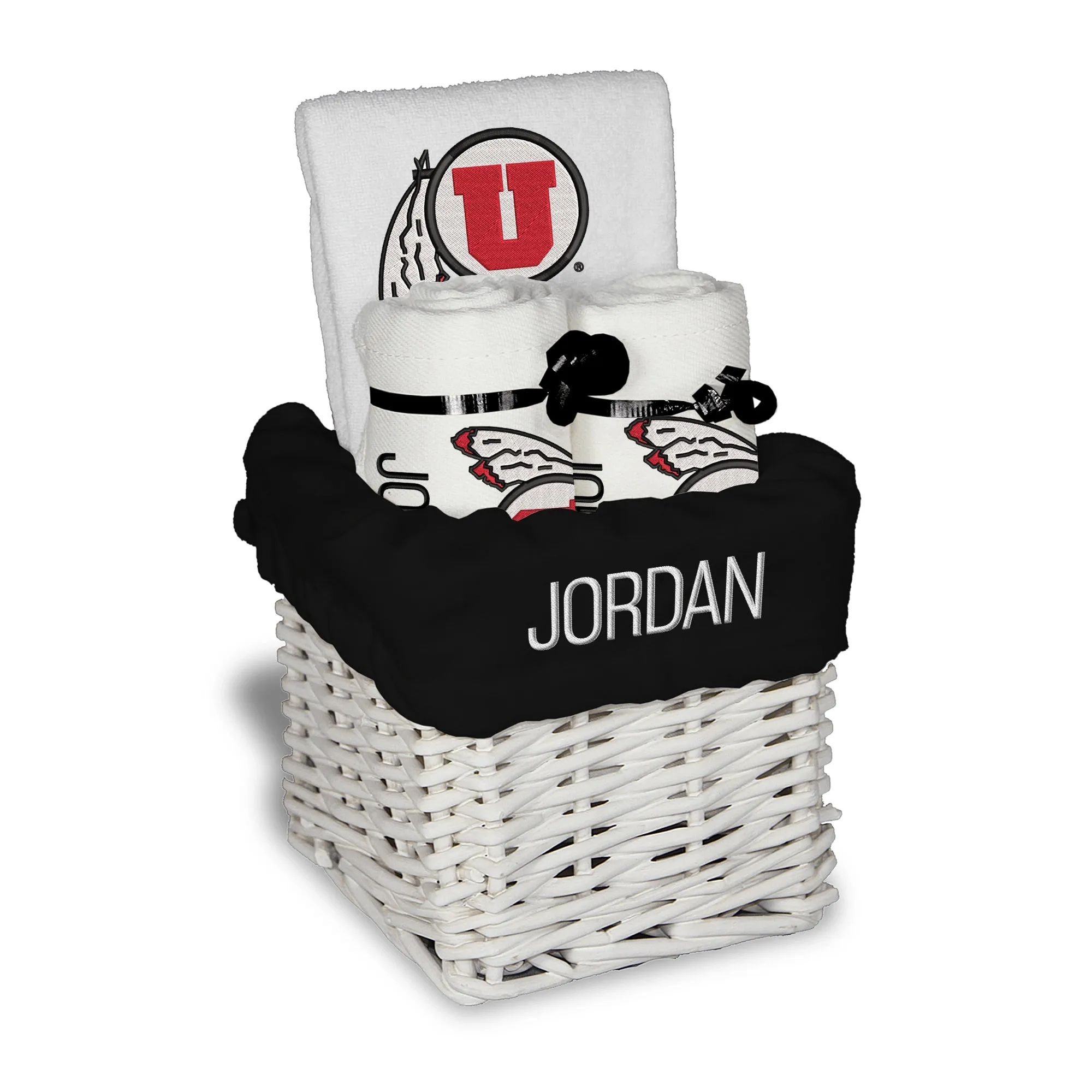 Personalized Utah Utes Small Basket - 4 Items