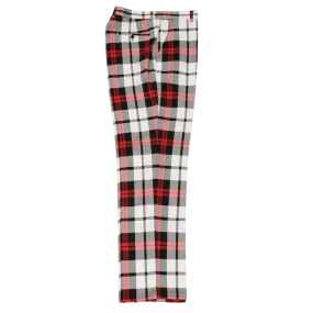 Plaid White Black Red Pants