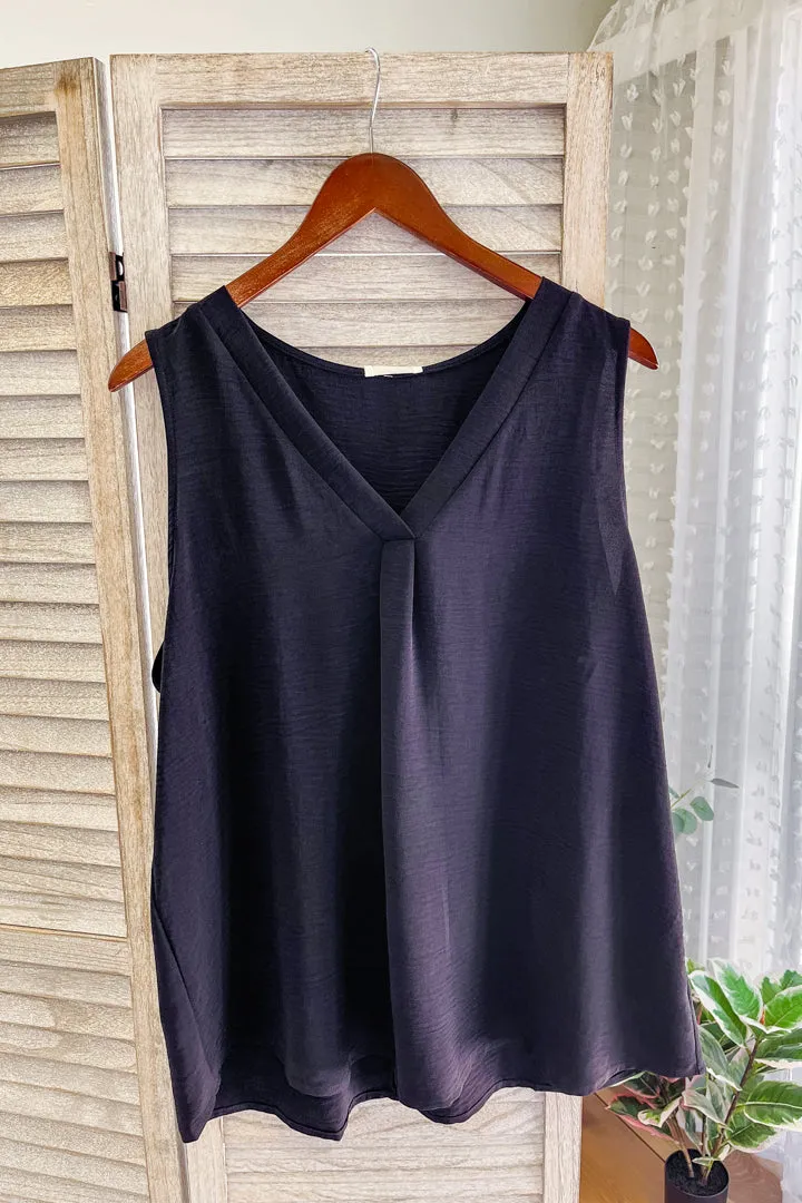 PLUS V-Neck Tank Blouse