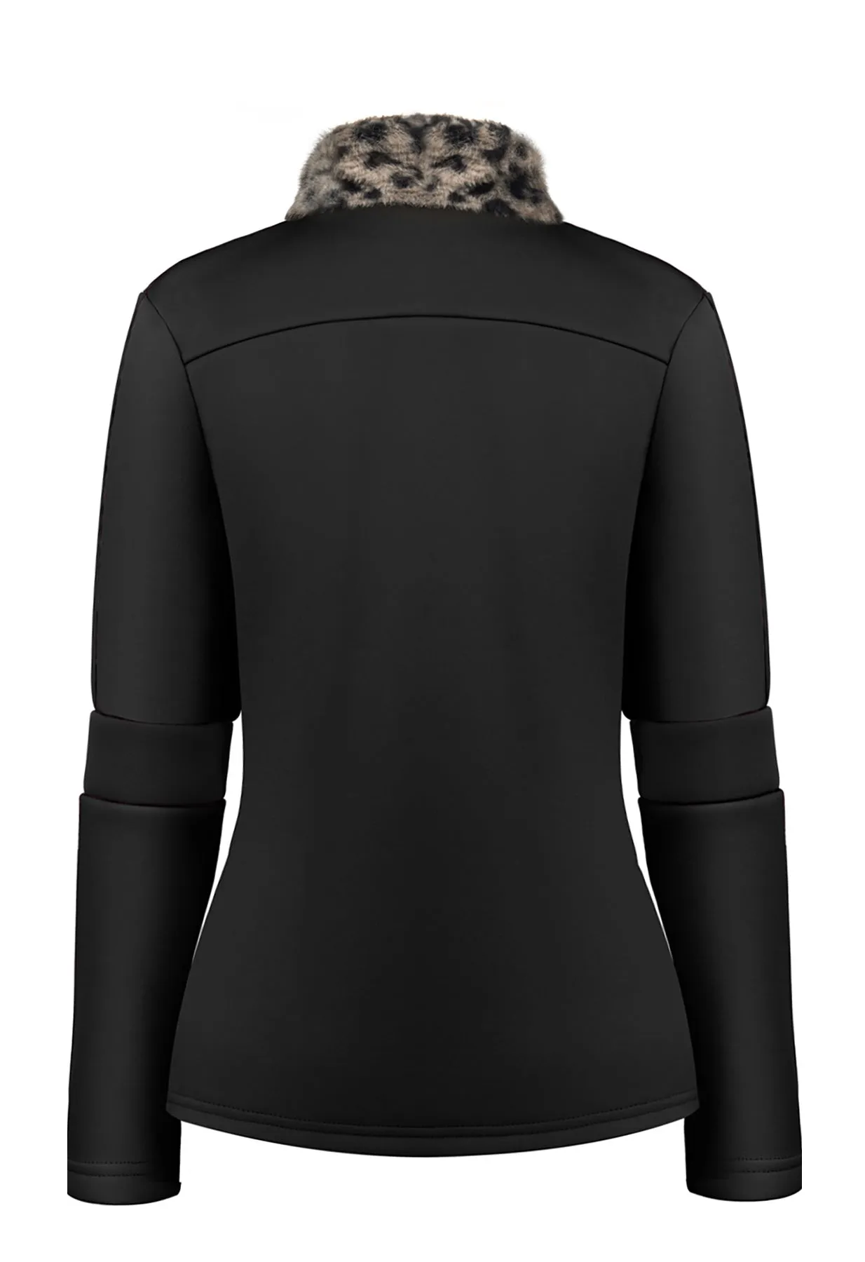 Poivre Blanc W23-1701 Fleece Jacket in Black