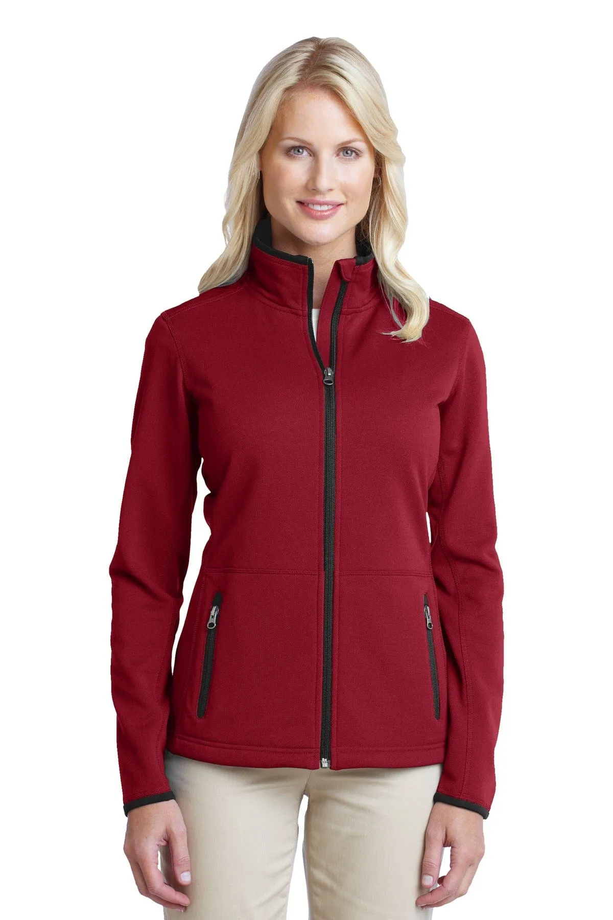 Port Authority ®  Ladies Pique Fleece Jacket. L222