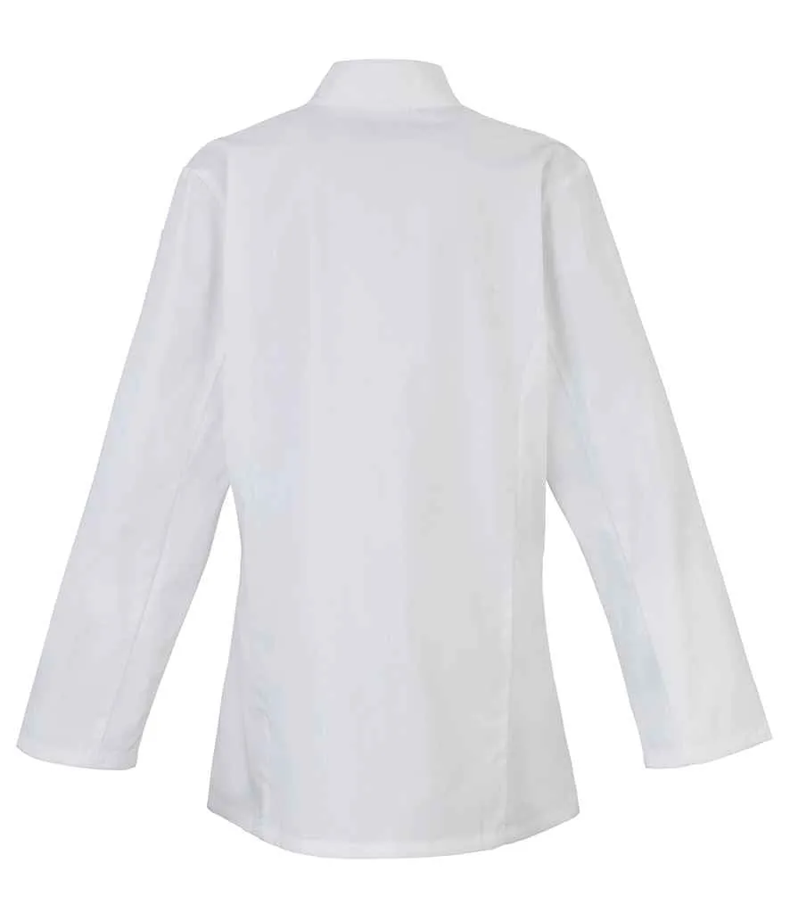 Premier - Ladies Long Sleeve Chef's Jacket