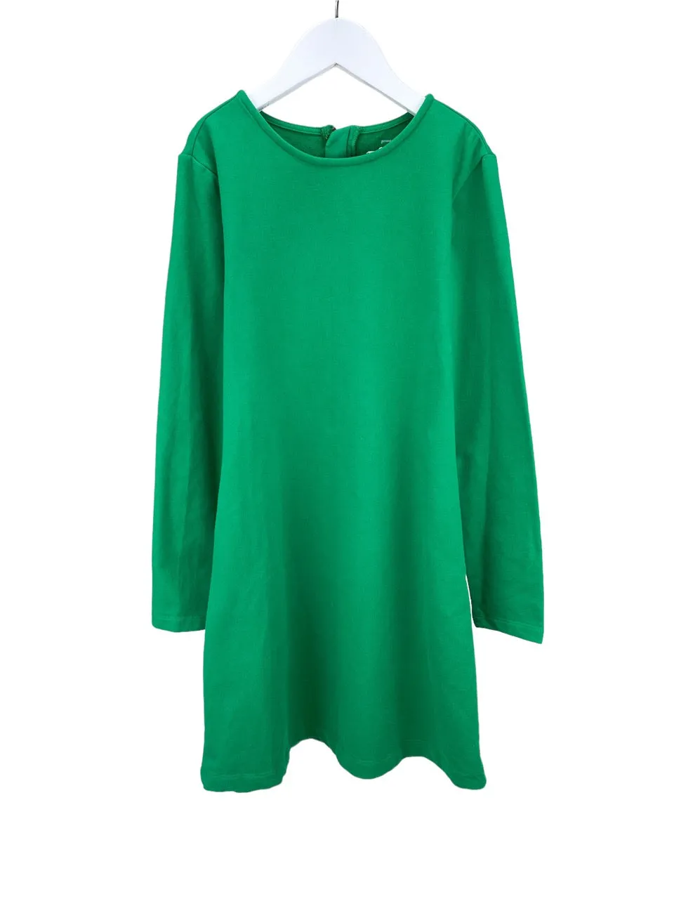 Primary, Girls' French Terry Knit  Dress, Green, Size 10