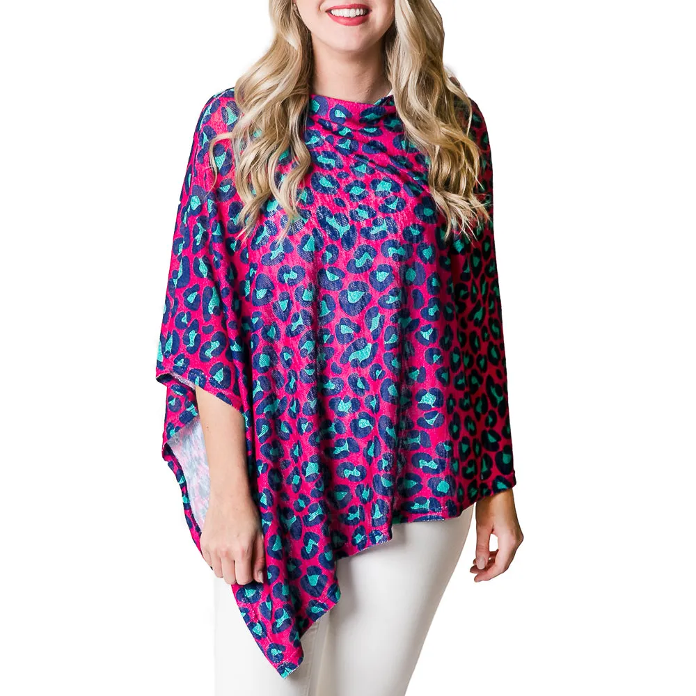 Printed Emily Poncho Spring