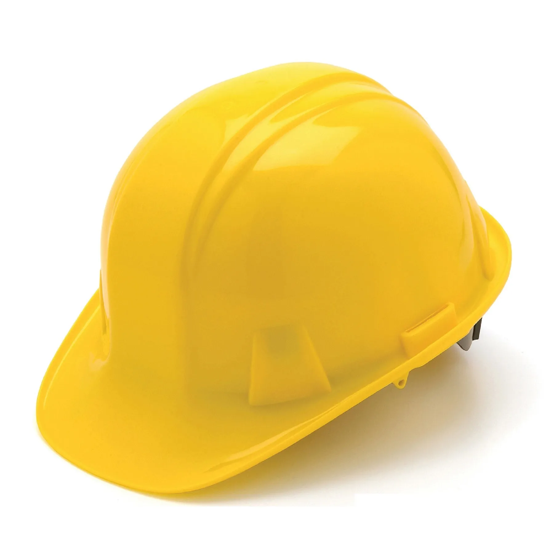 Pyramex SL Series Hard Hat, Cap Style, 4 Point Ratchet Suspension, HP14130, Yellow