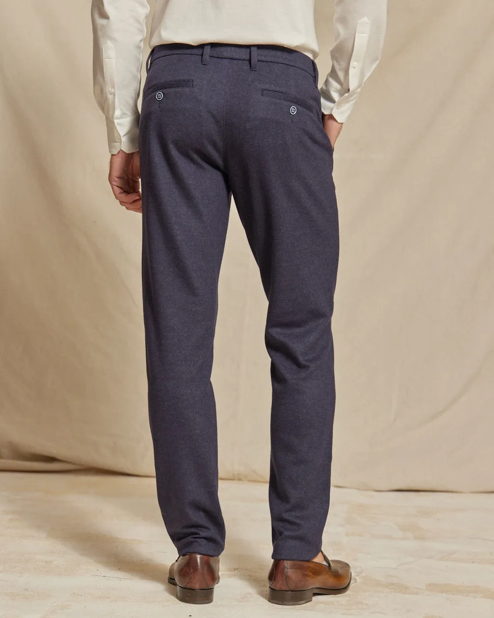 R51 Pant - Brushed Stretch Chino - Indigo Blue