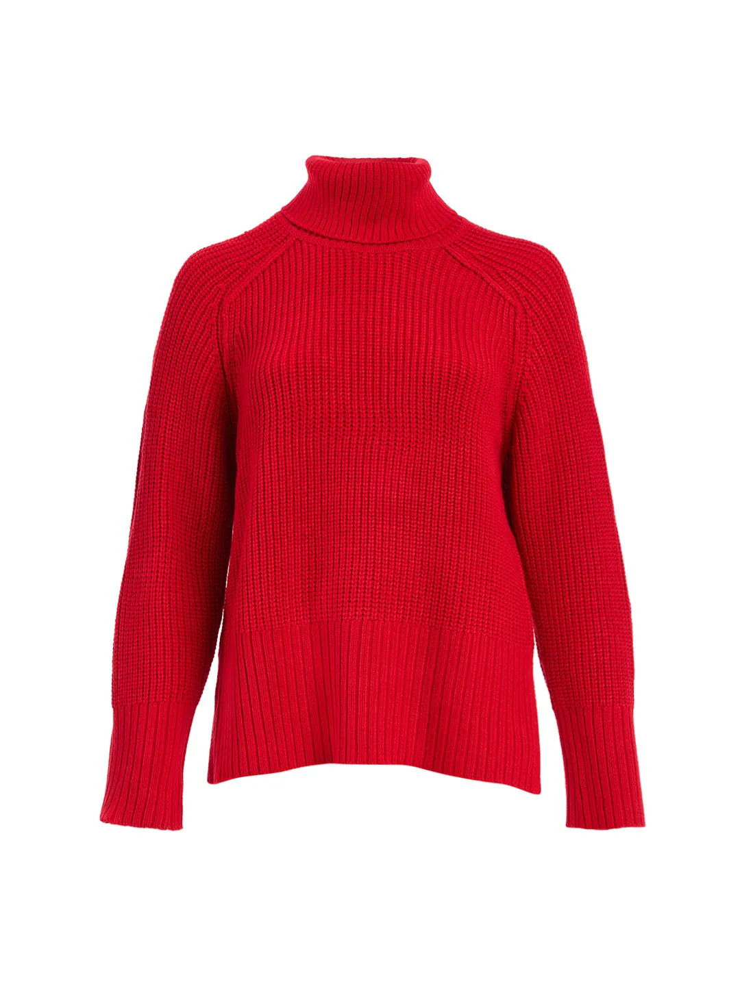 Red Turtleneck Sweater