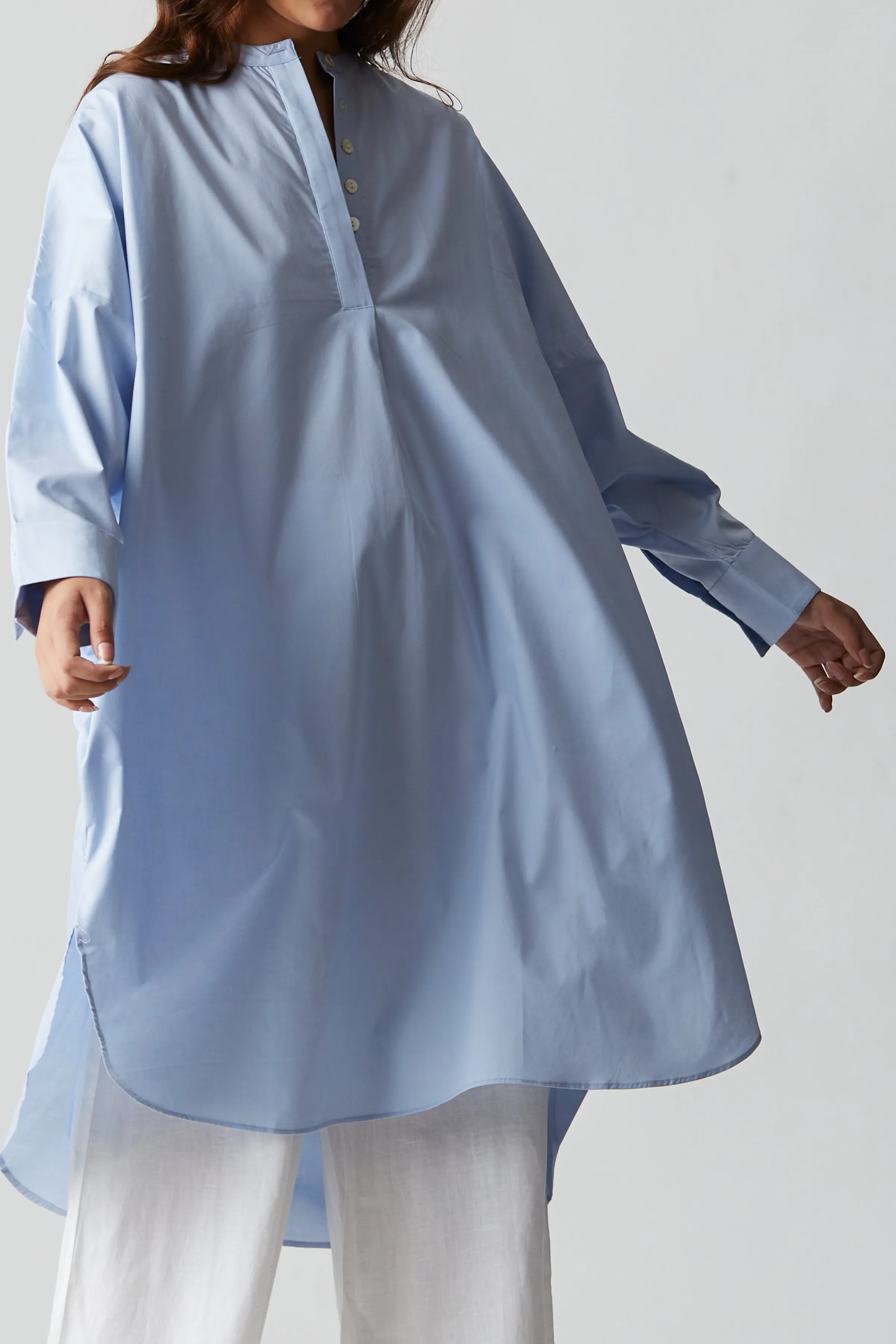 Relaxed Weekend Tunic : Sky