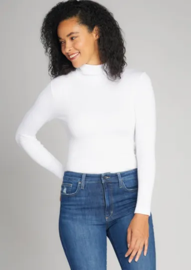 Ribbed Turtleneck Top