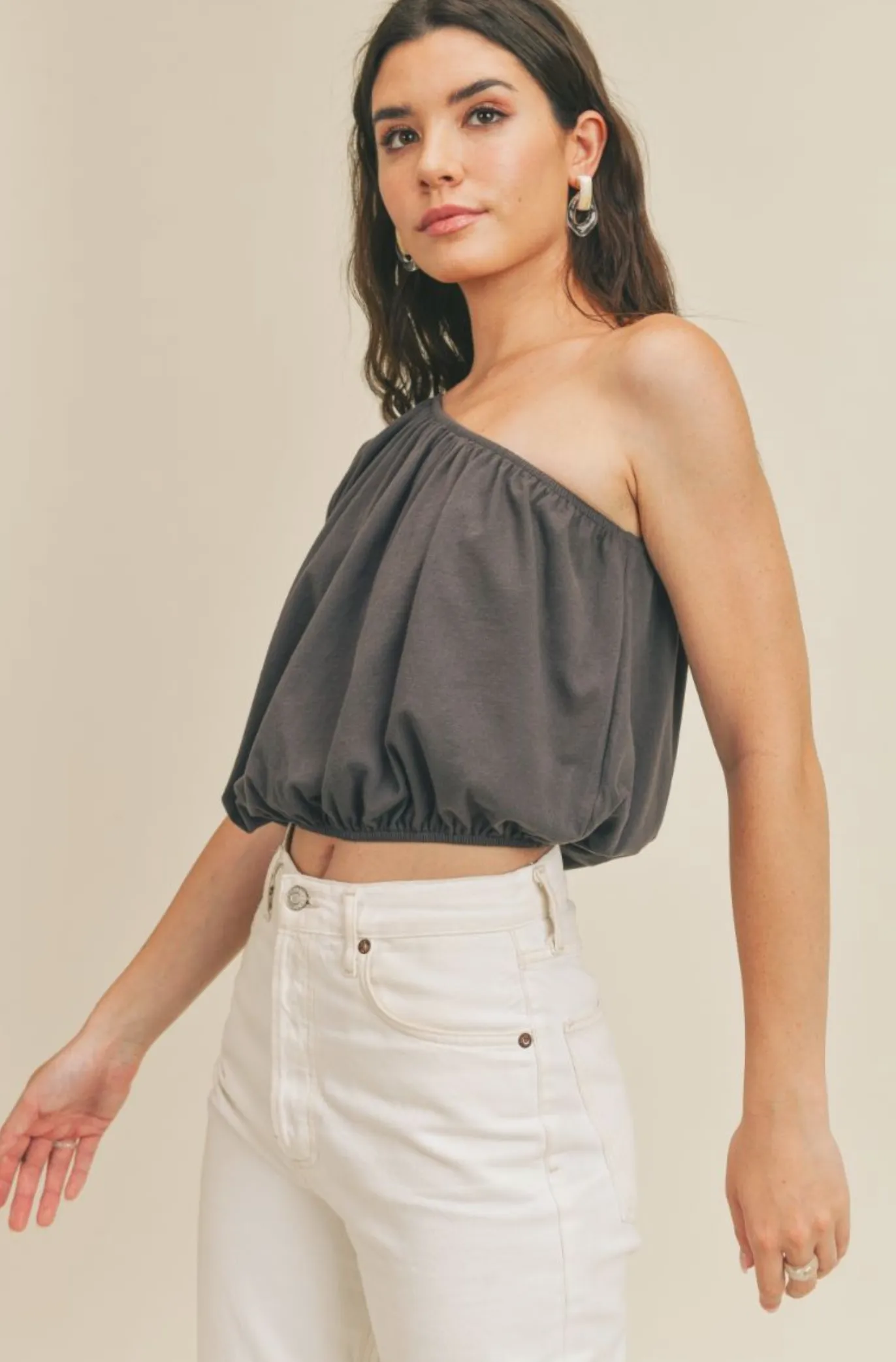 Sadie & Sage Cumbia One Shoulder Top