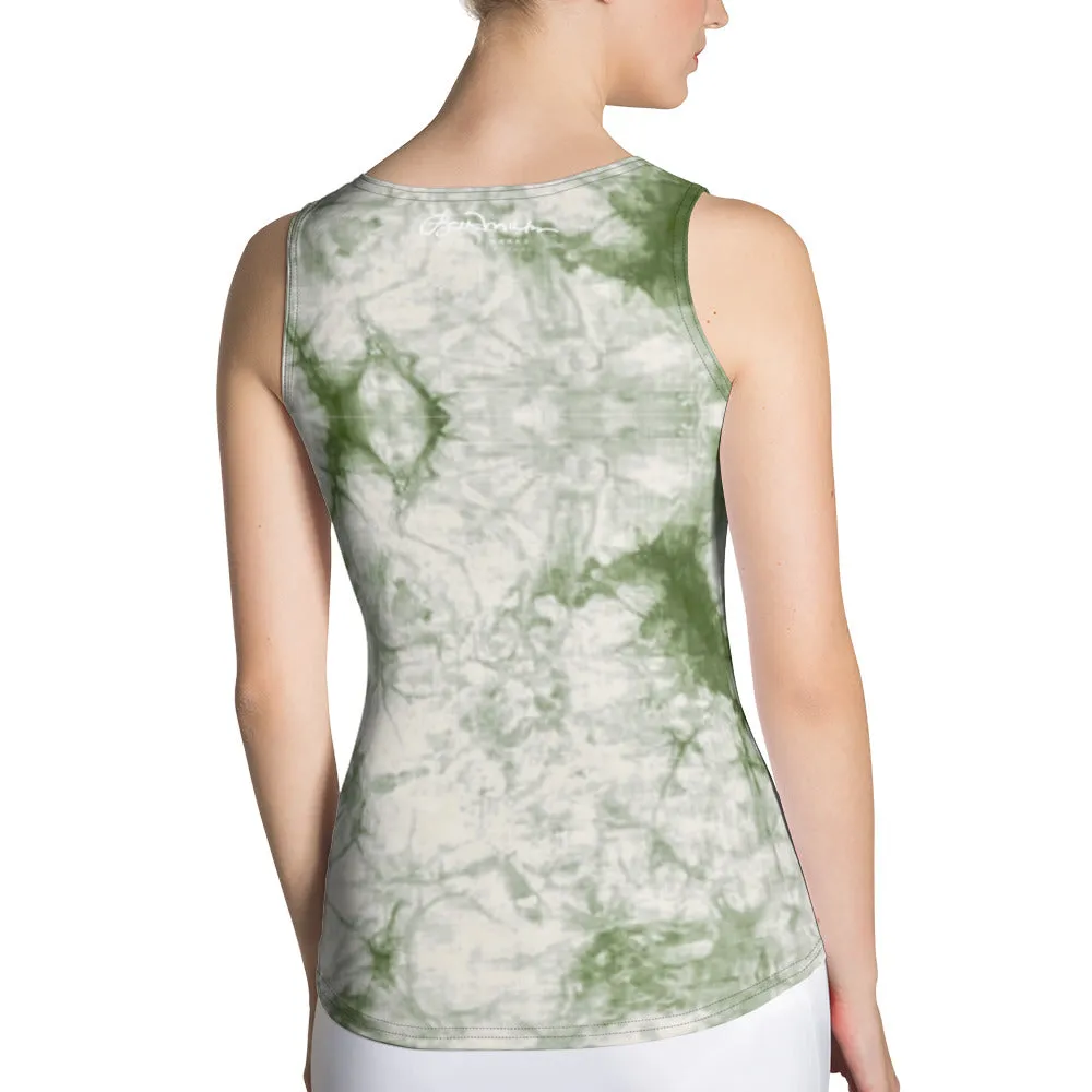 Sage Tie Dye Tank Top