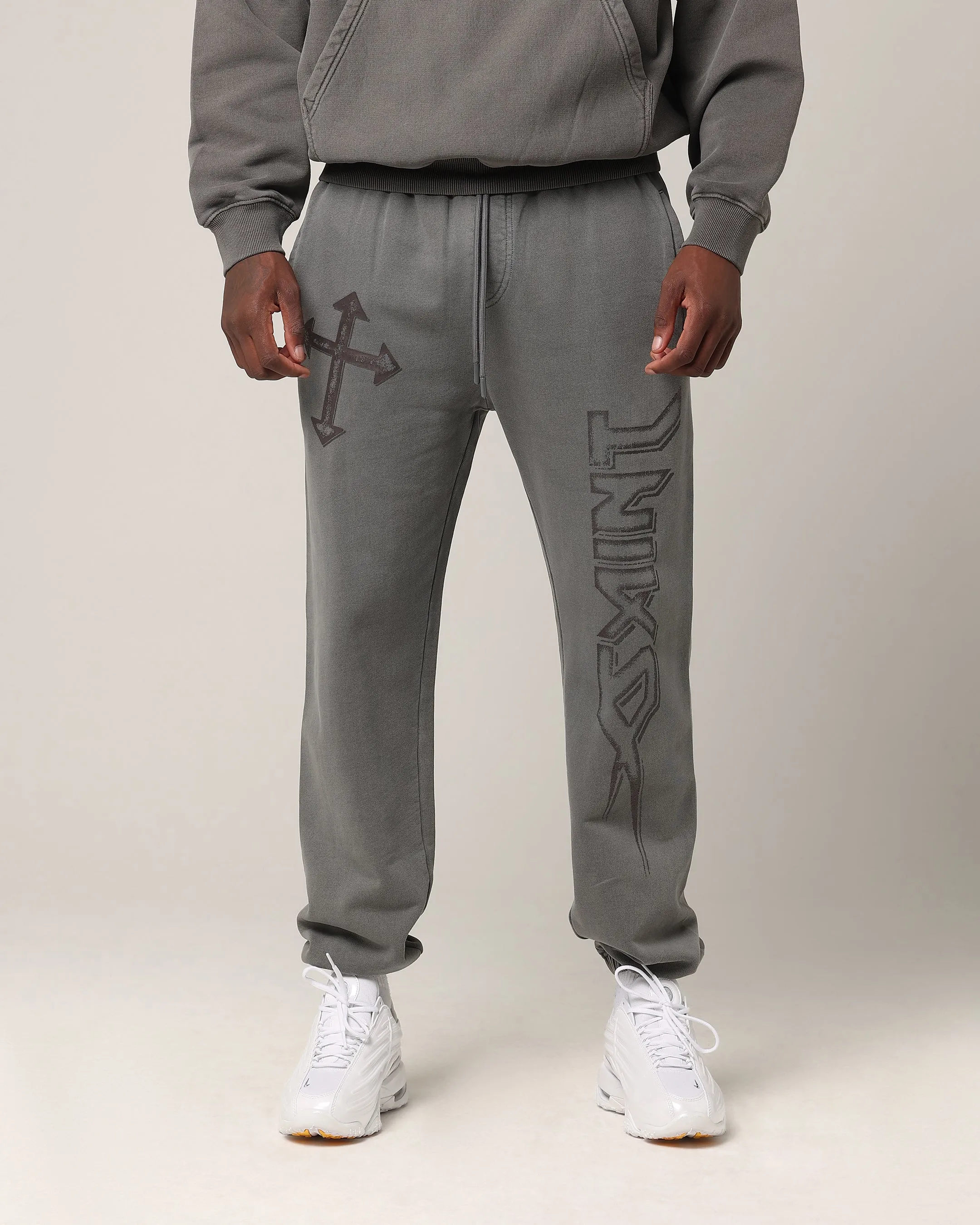 Saint Morta SSIX Sweat Pants Washed Charcoal