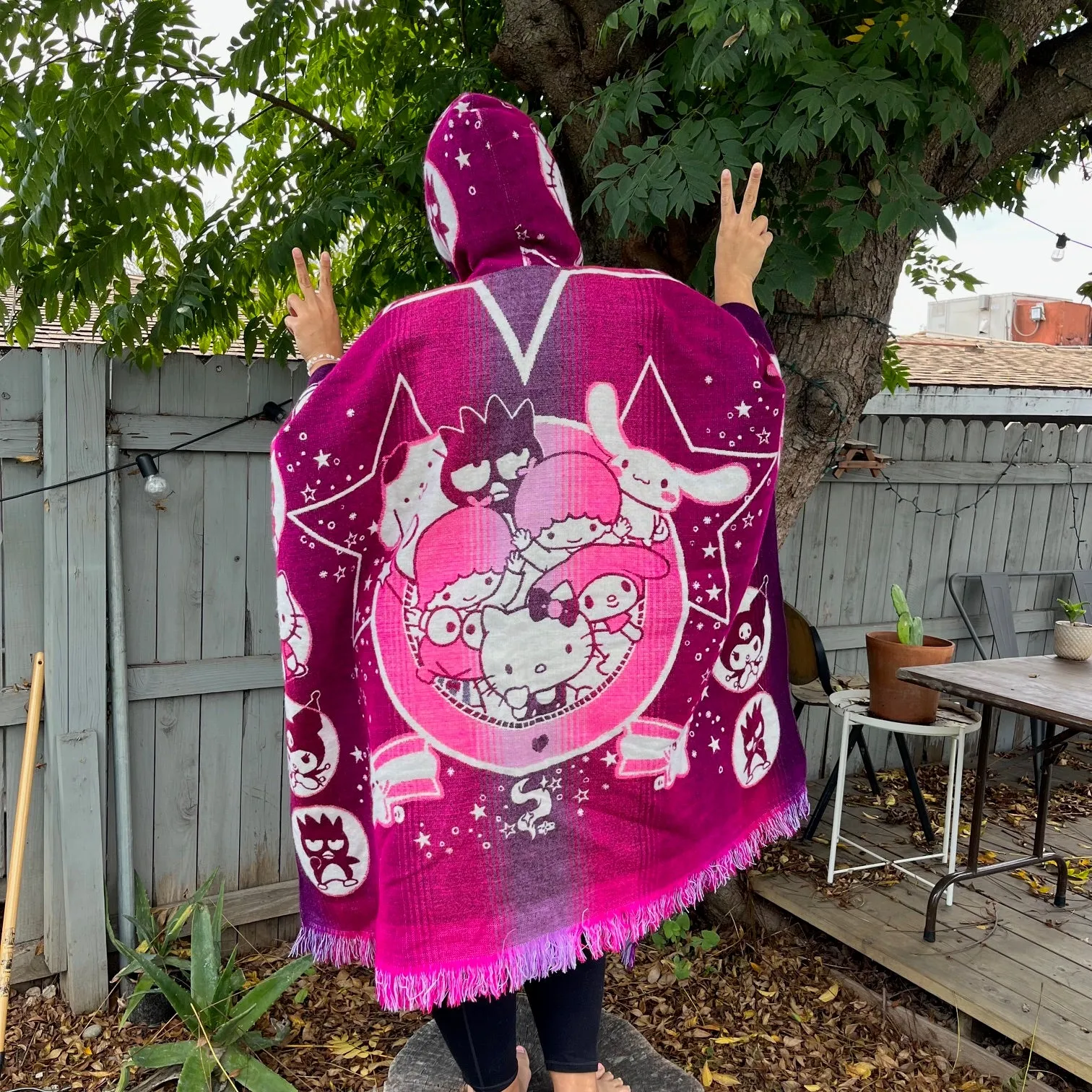 Sanrio Characters Poncho - Adult Size