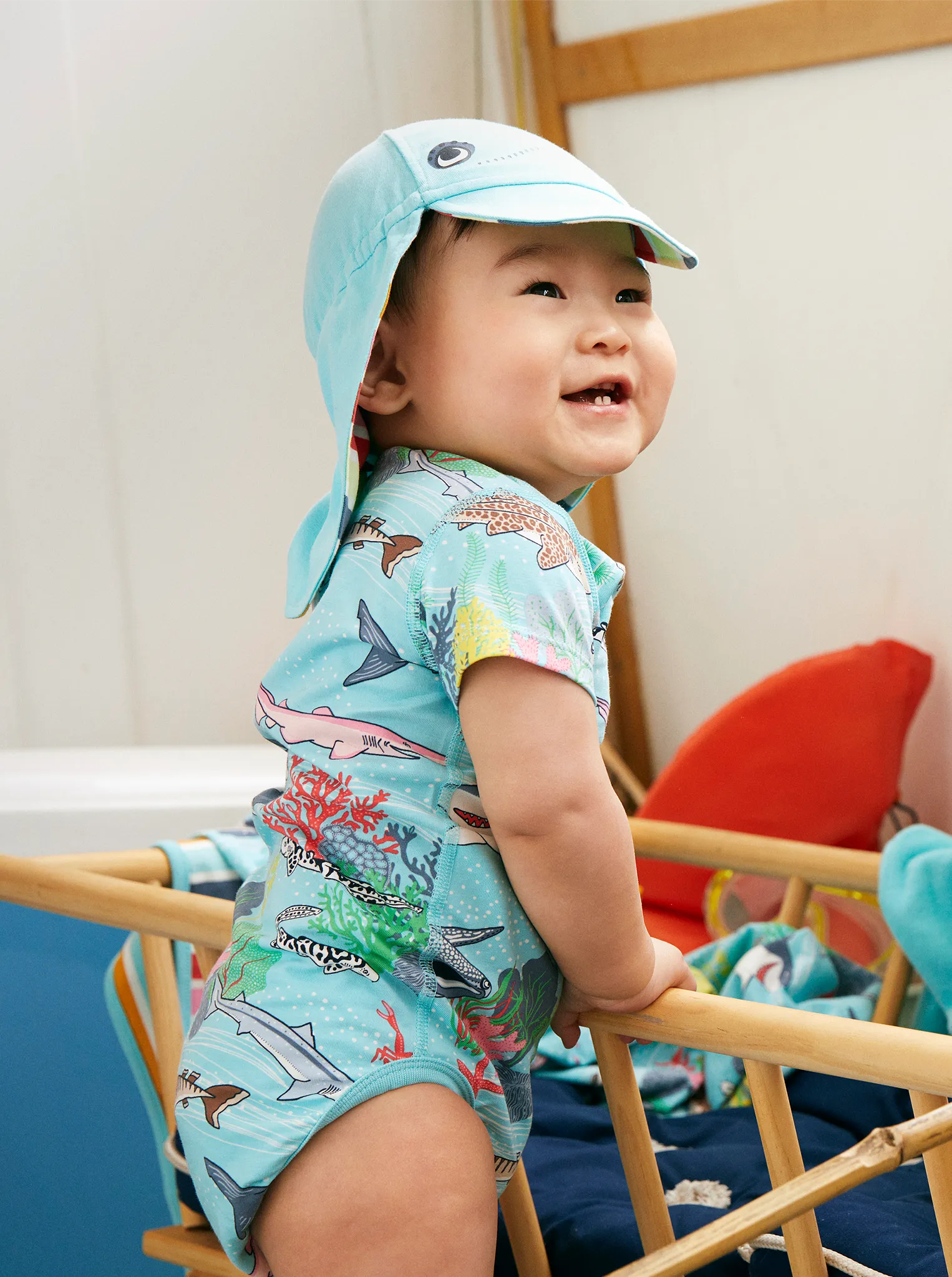 Sealife Print Babygrow