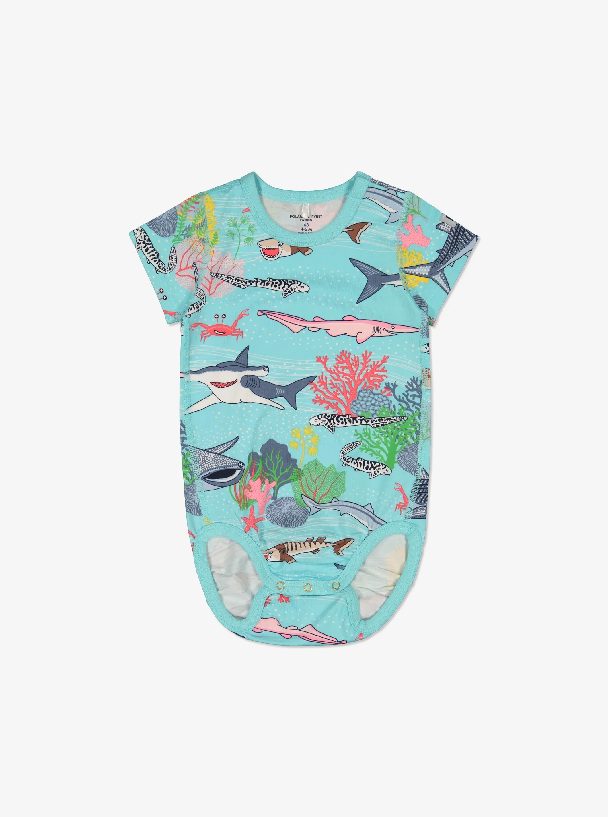 Sealife Print Babygrow