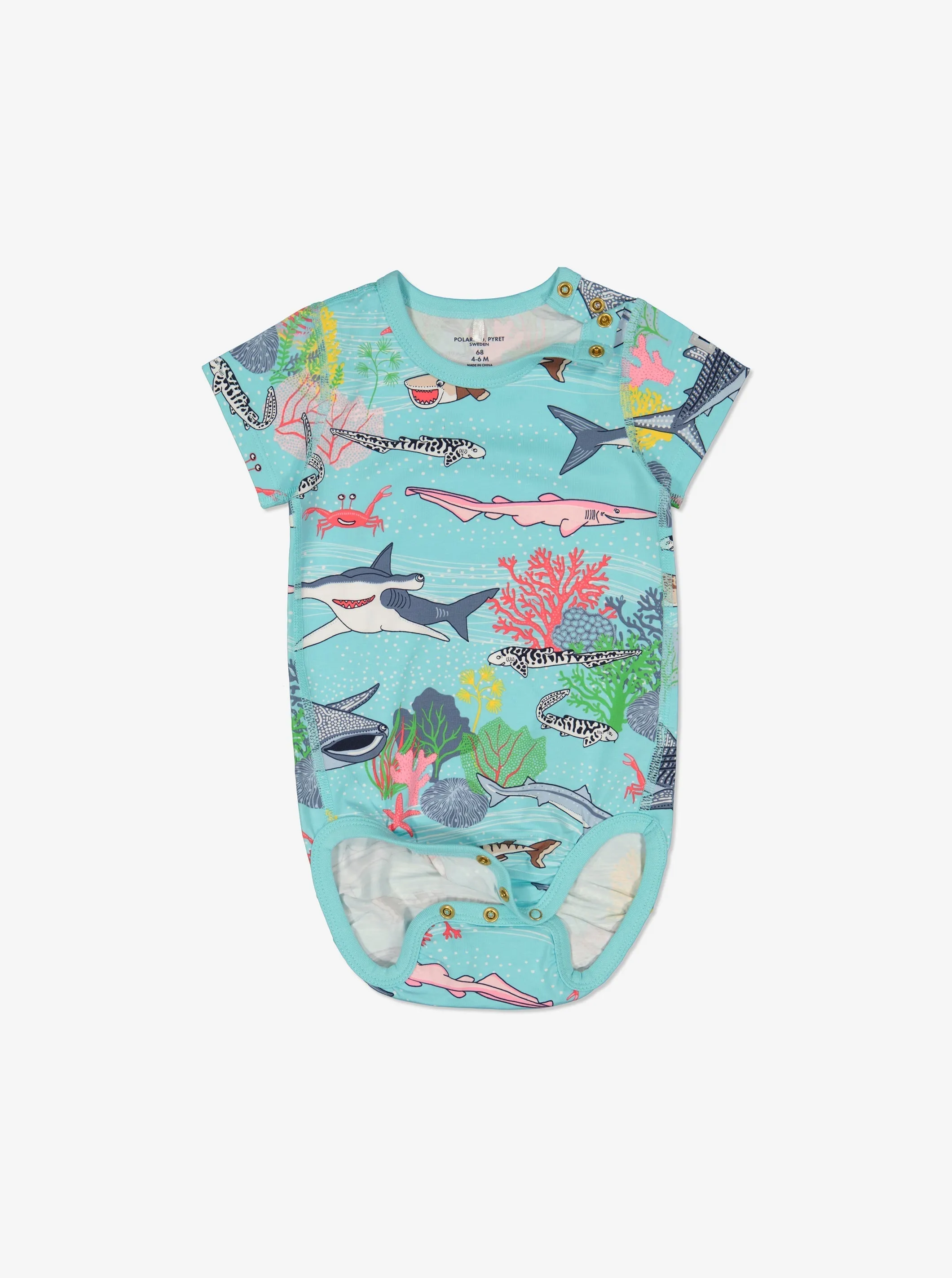 Sealife Print Babygrow