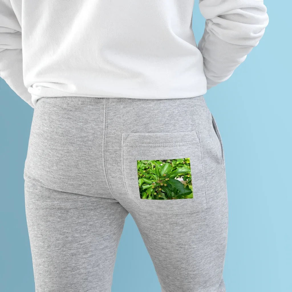 Seeds and Green Leaves Premium Fleece Joggers