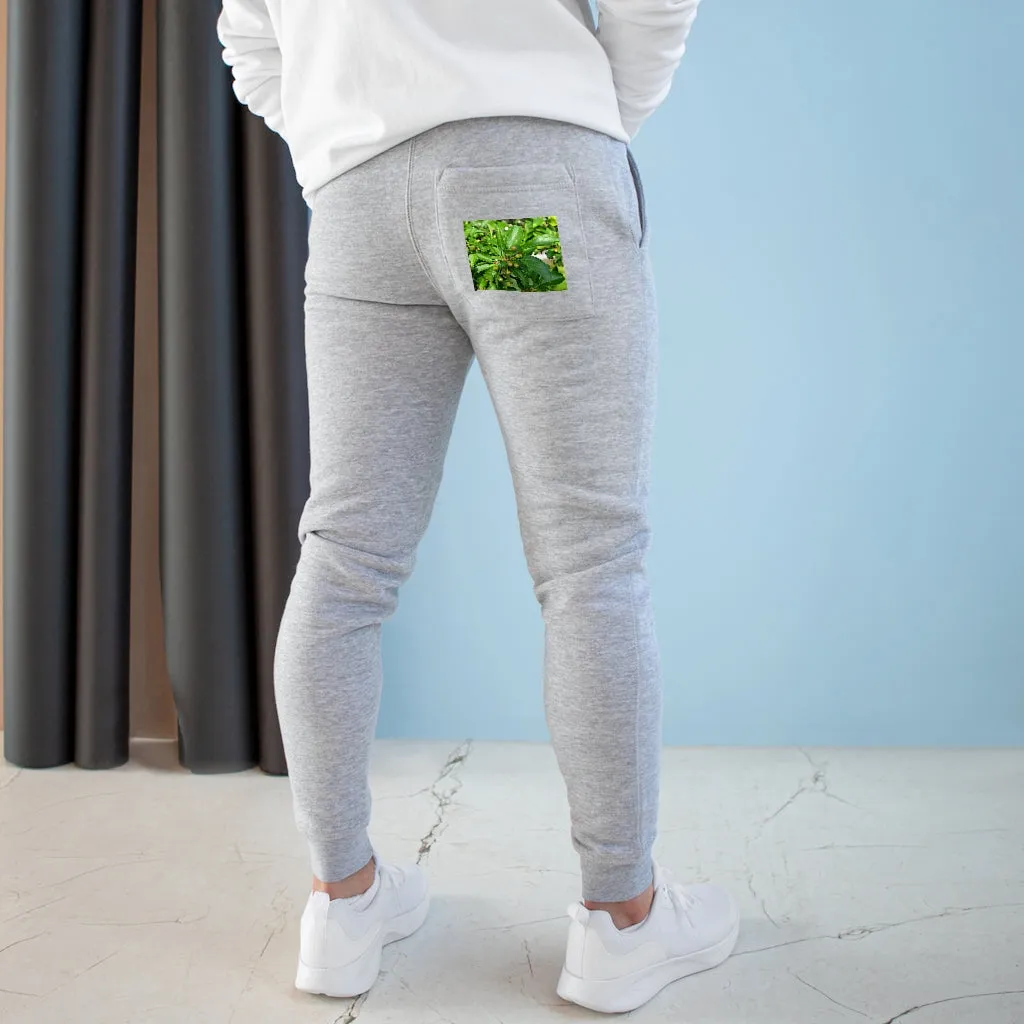 Seeds and Green Leaves Premium Fleece Joggers