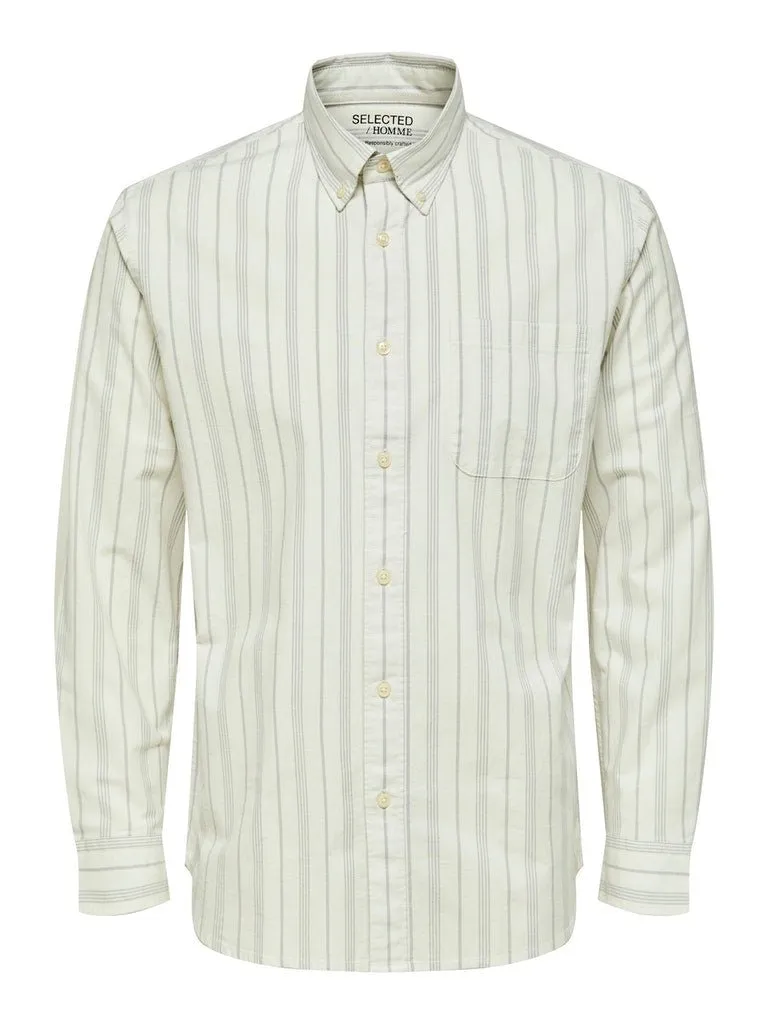 Selected Homme Rick - Regularfit oxford skjorte m. flex