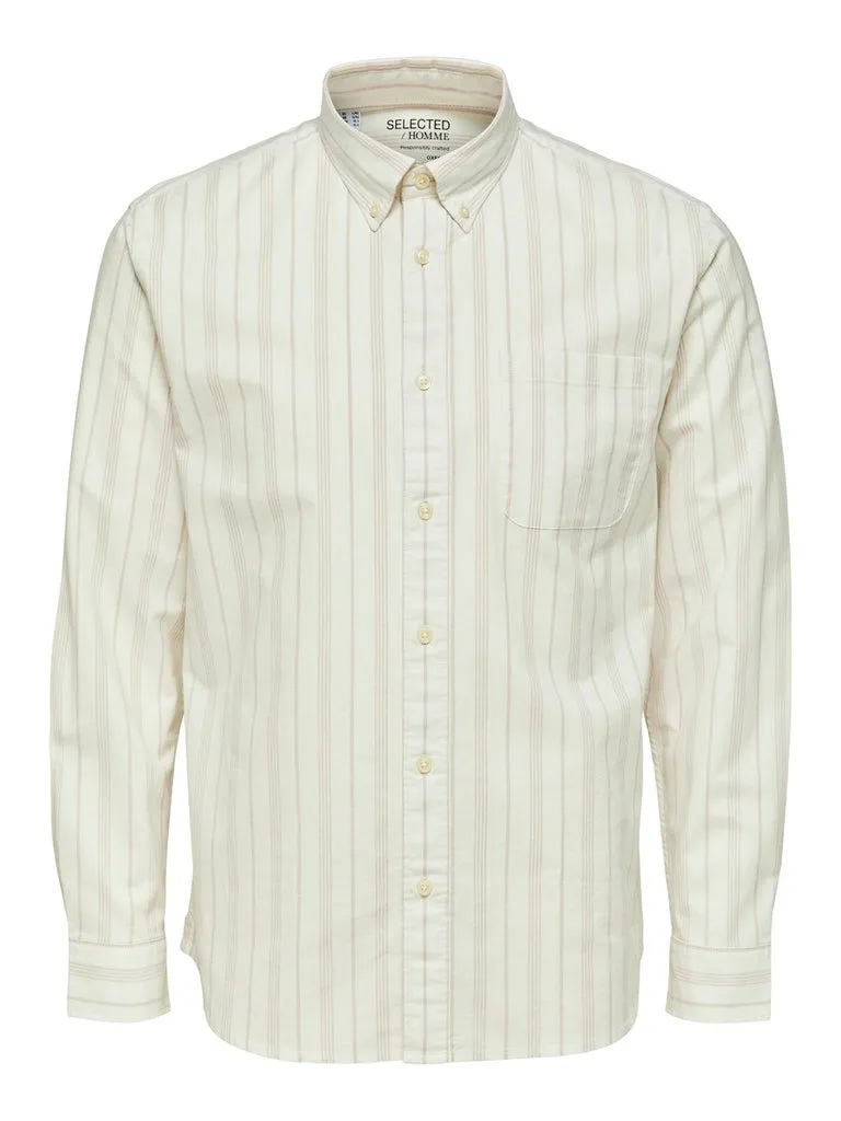 Selected Homme Rick - Regularfit oxford skjorte m. flex