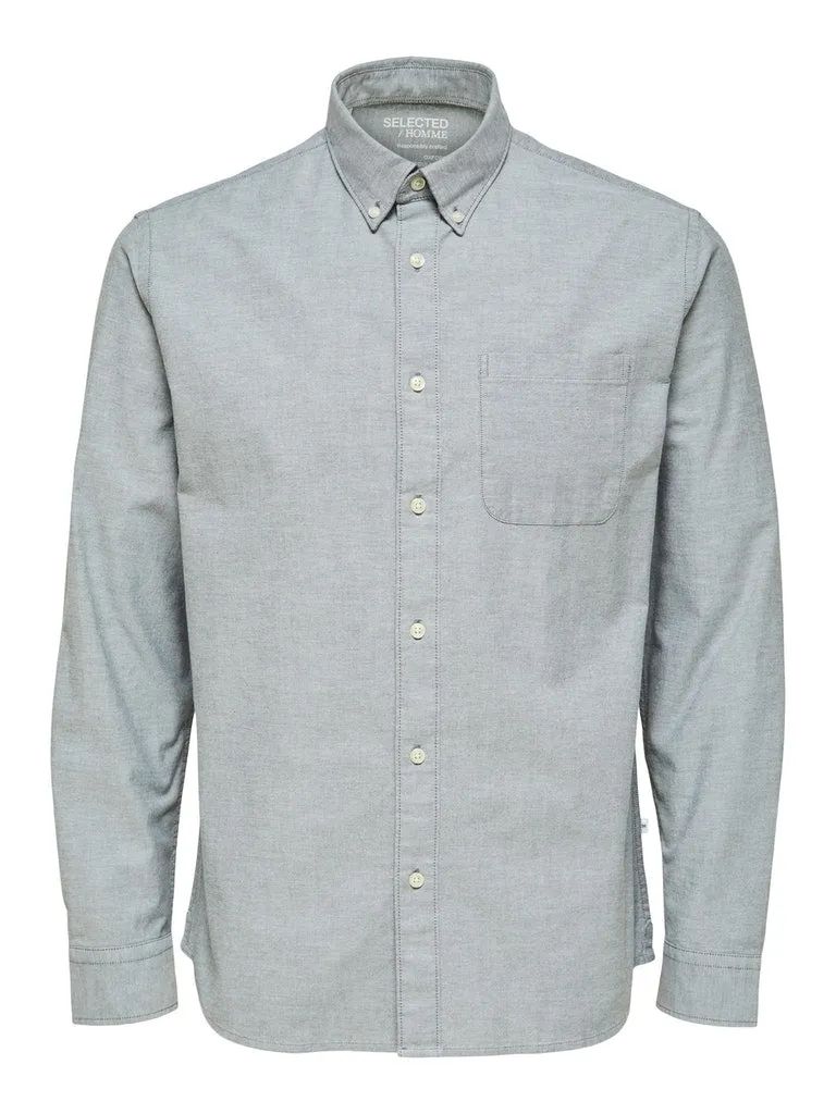 Selected Homme Rick - Regularfit oxford skjorte m. flex