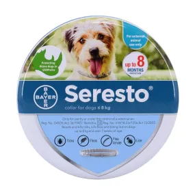 Seresto collar for dogs < 8kg