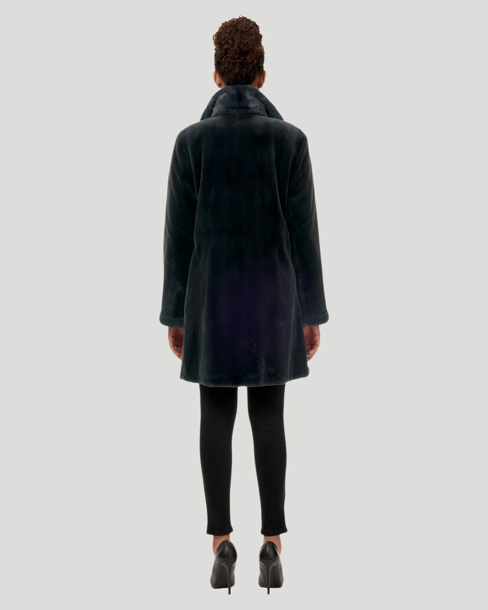 Sheared Mink Revesible Short Coat