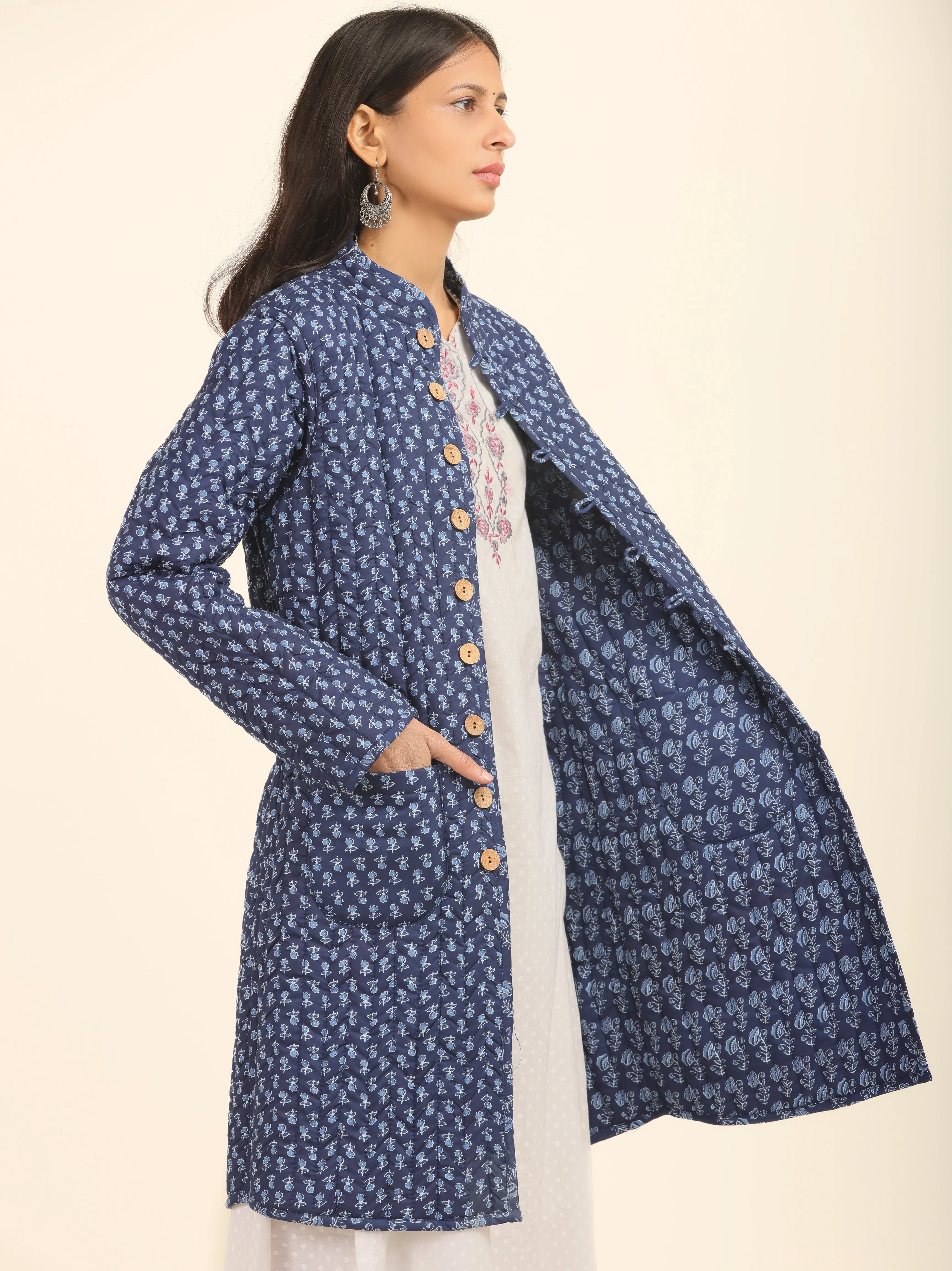 Shishir Varsha Quilted Reversible Jacket