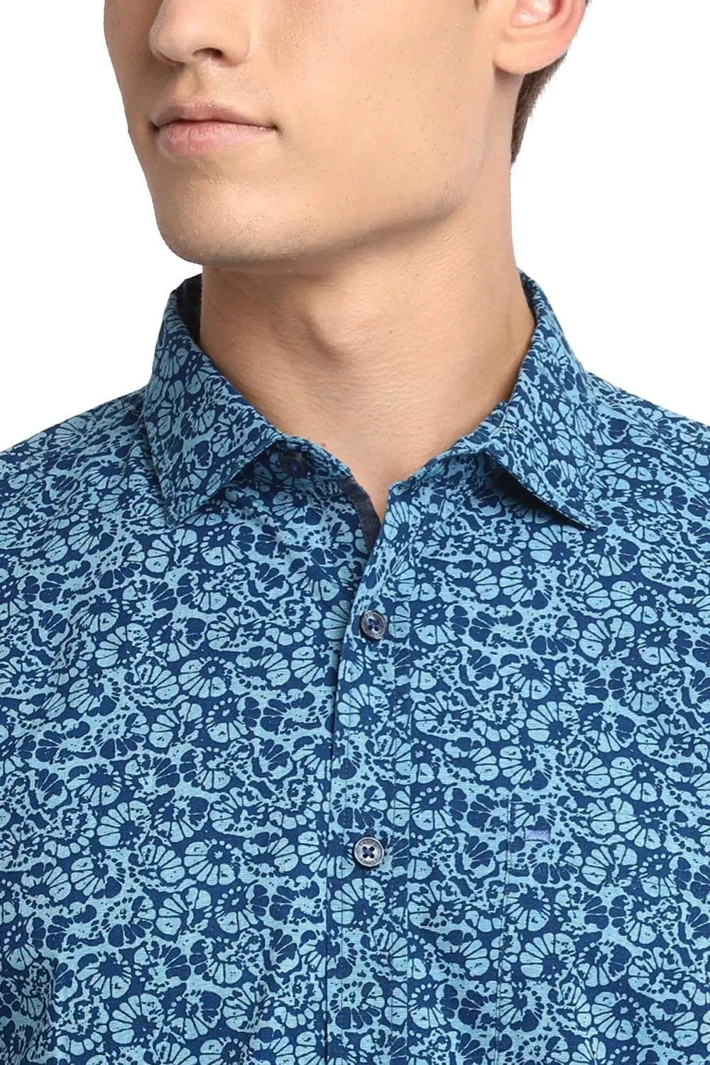 Slim Fit Printed Fila Fil Shirt