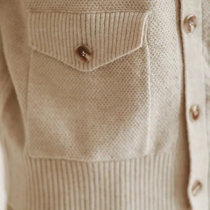 Smart Casual Button-Up Knitwear