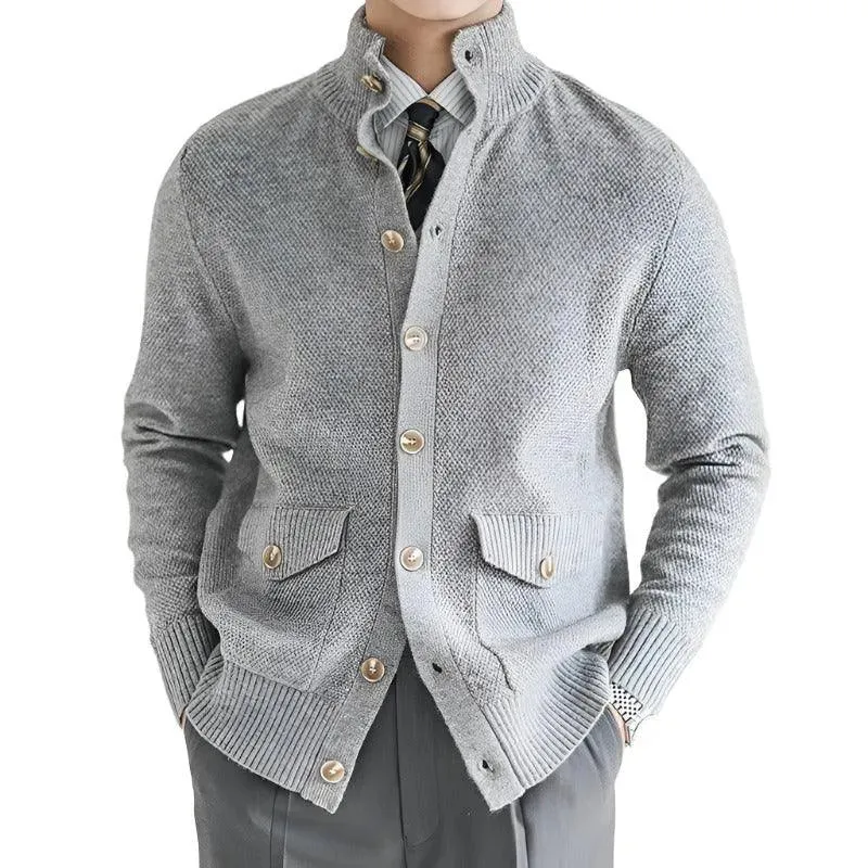 Smart Casual Button-Up Knitwear