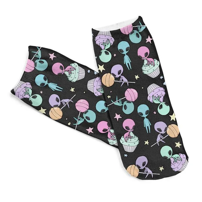 Socks - Cupcake Black