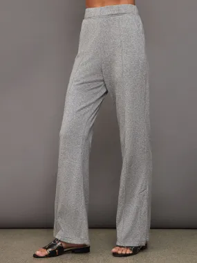 Split Bootcut Sweatpant - Heather Grey