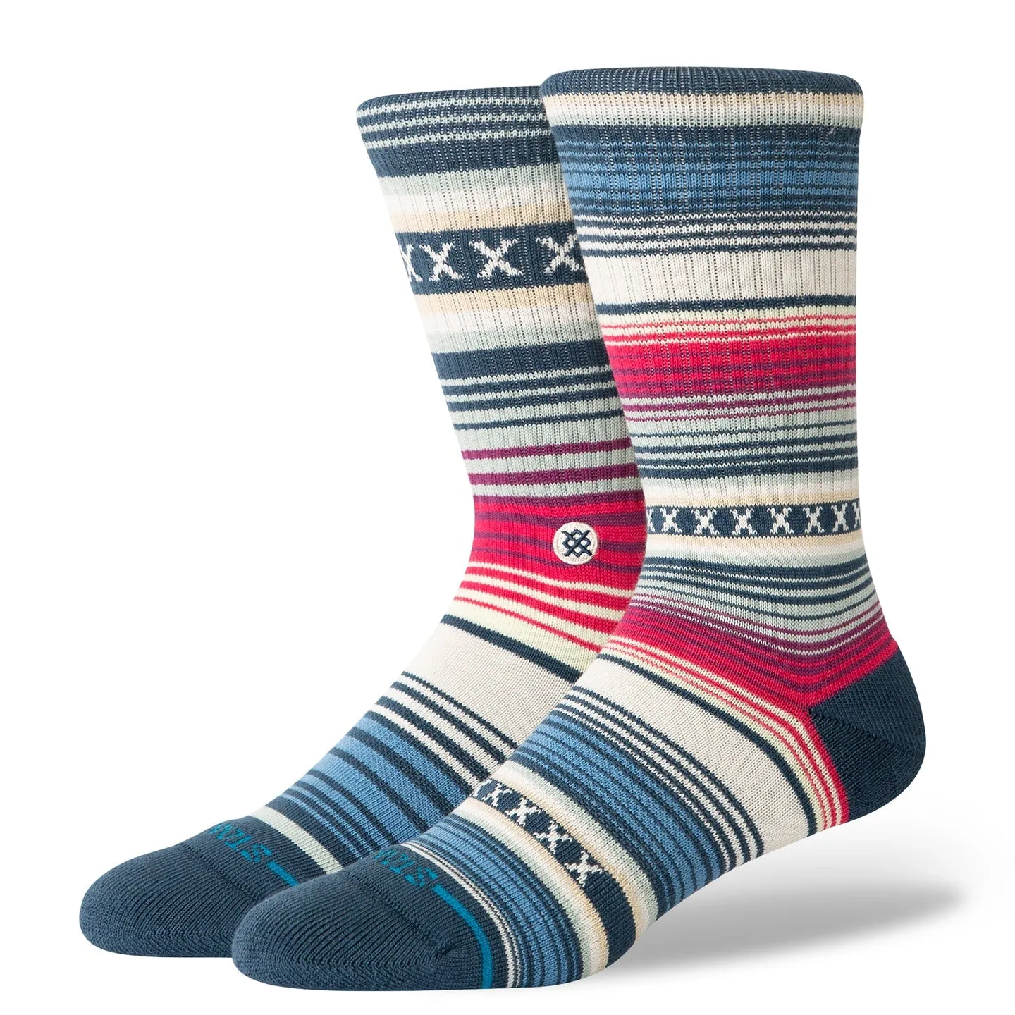 STANCE SOCKS CURREN CREW NAVY