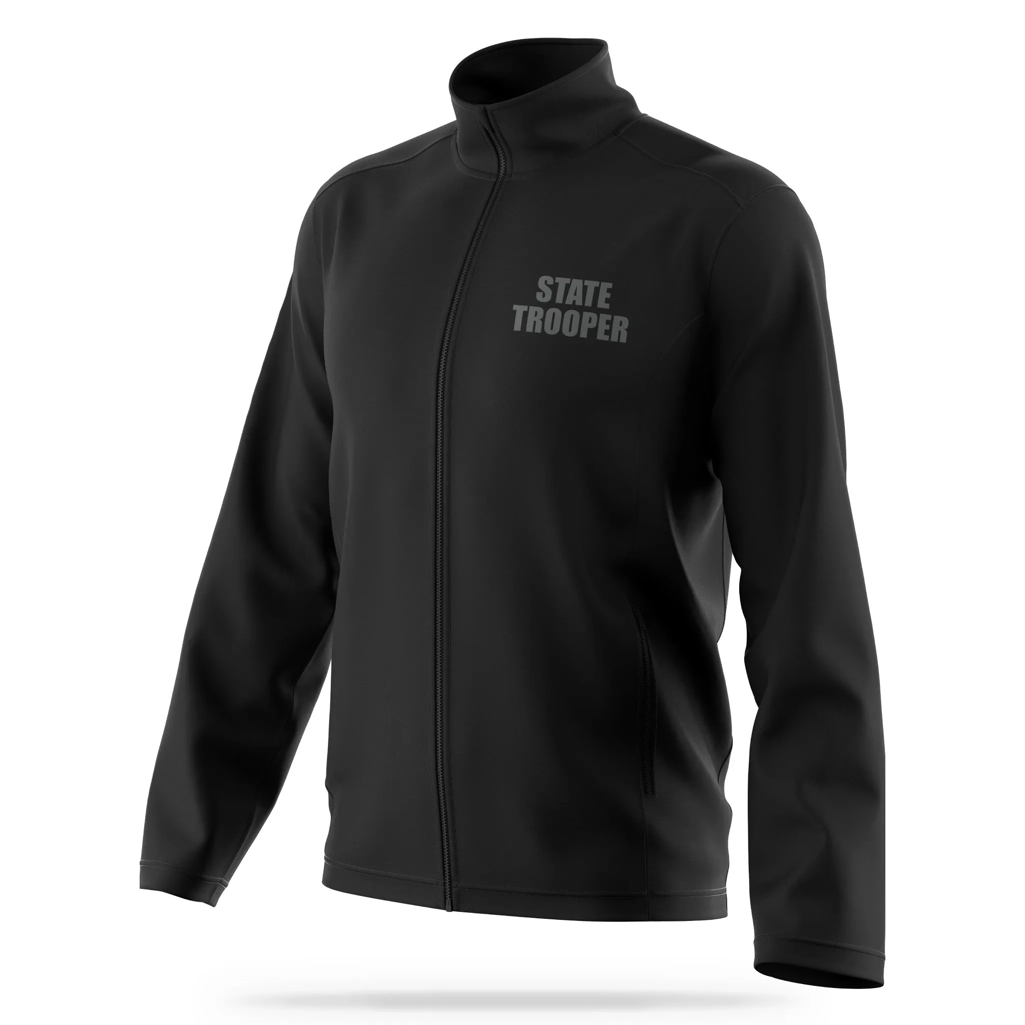 [STATE TROOPER] Reflective Soft Shell Jacket [BLK/REF]