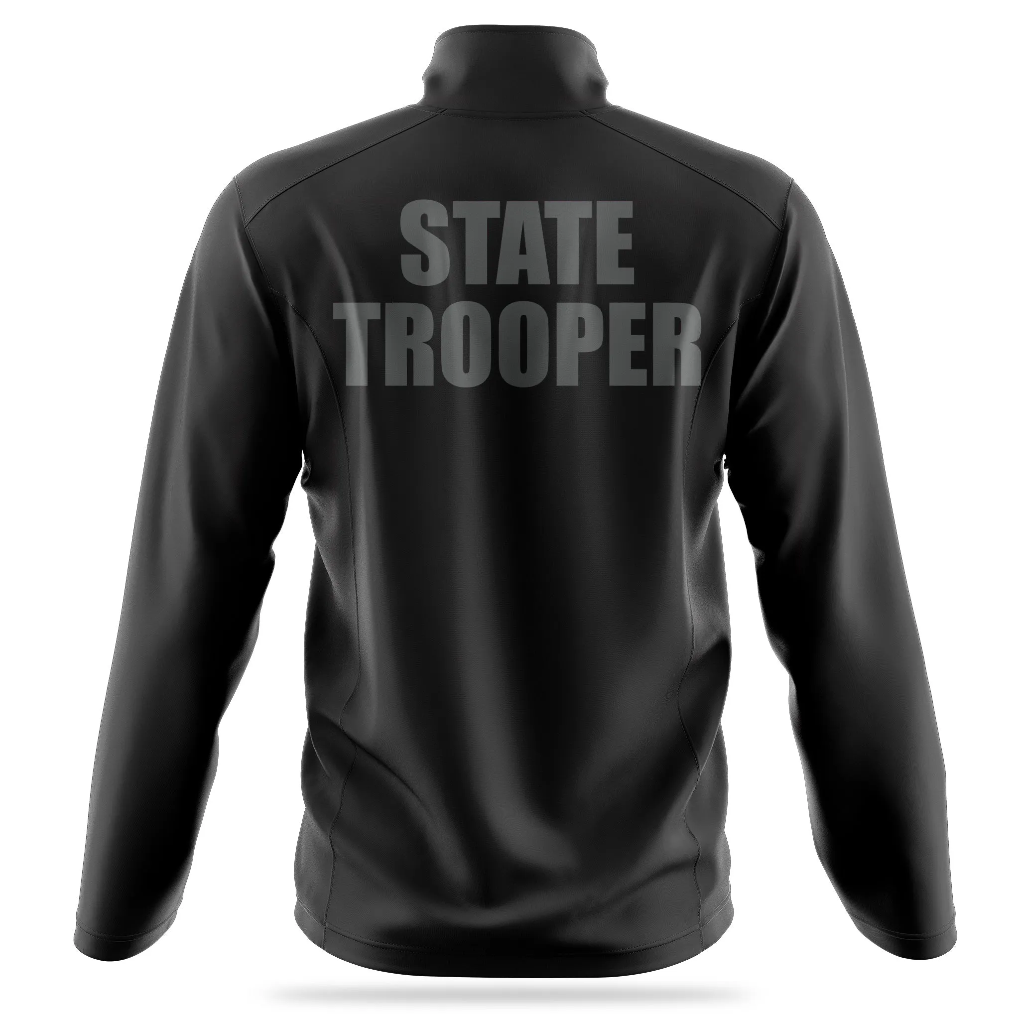 [STATE TROOPER] Reflective Soft Shell Jacket [BLK/REF]