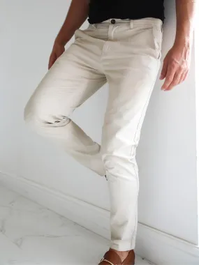 Stretch Chinos - Tan