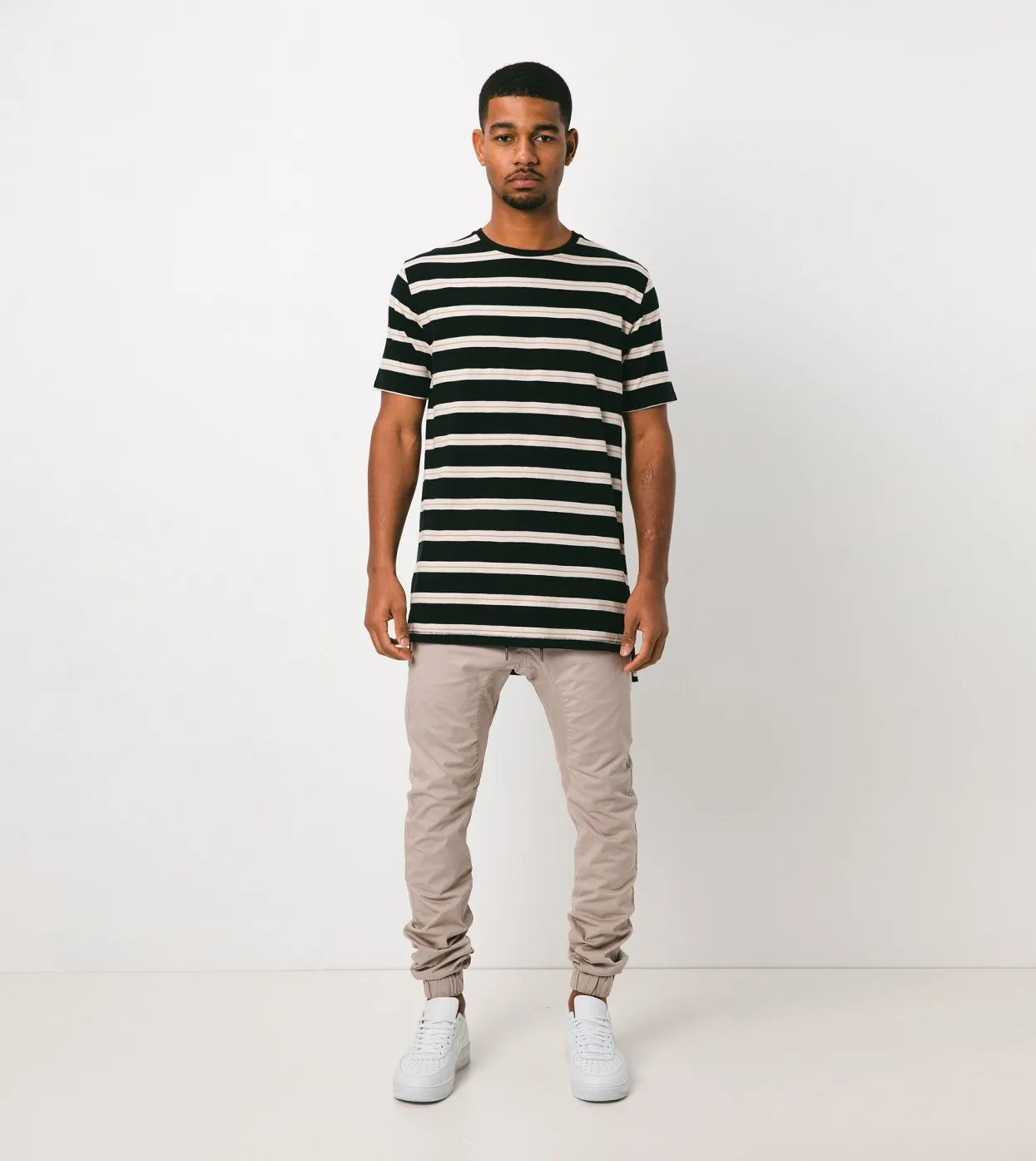 Stripe Flintlock Tee Black/Shell