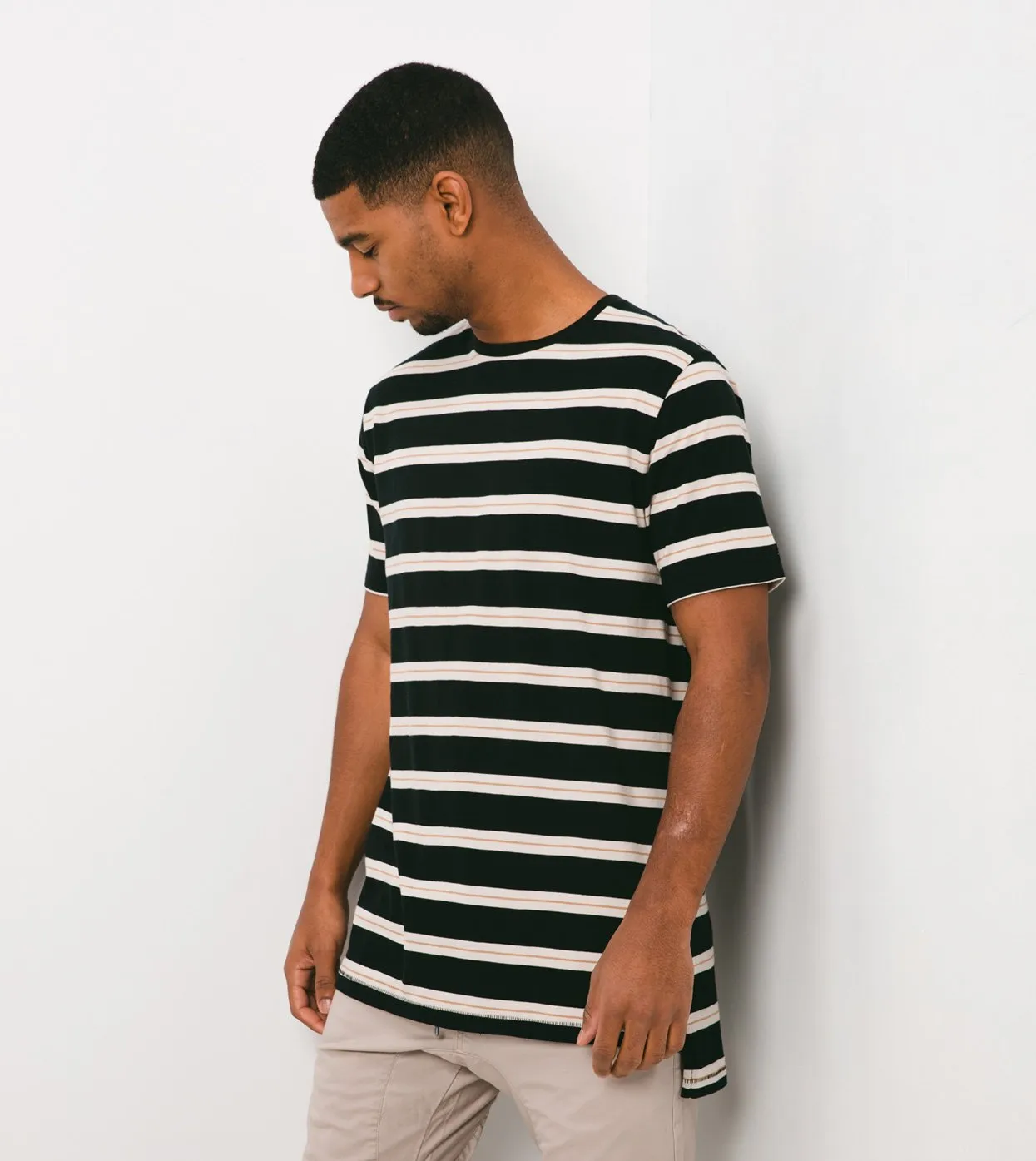 Stripe Flintlock Tee Black/Shell